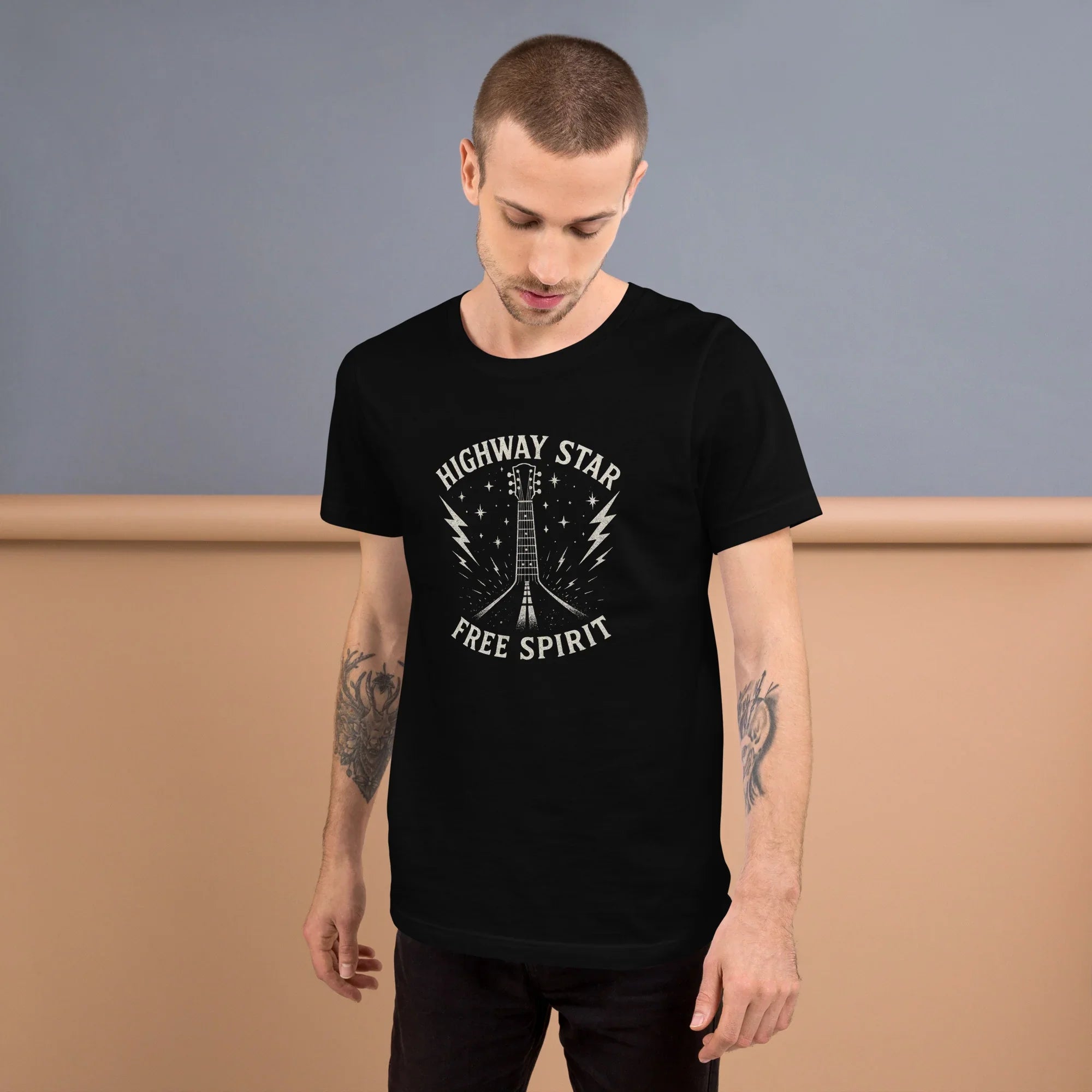 Highway Star Free Spirit – Guitar Road Tee - RaZits