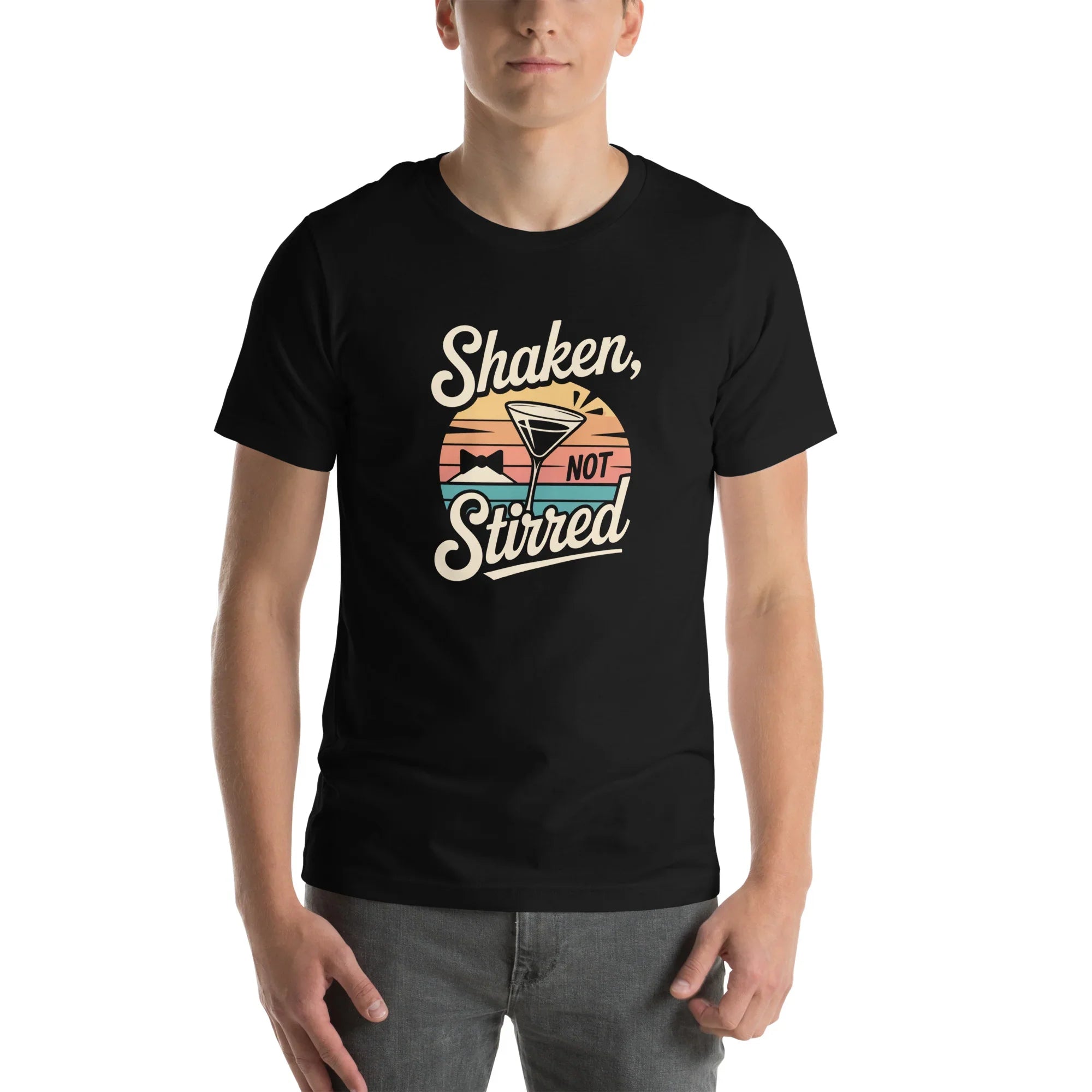 Shaken Not Stirred Sunset Tee - RaZits