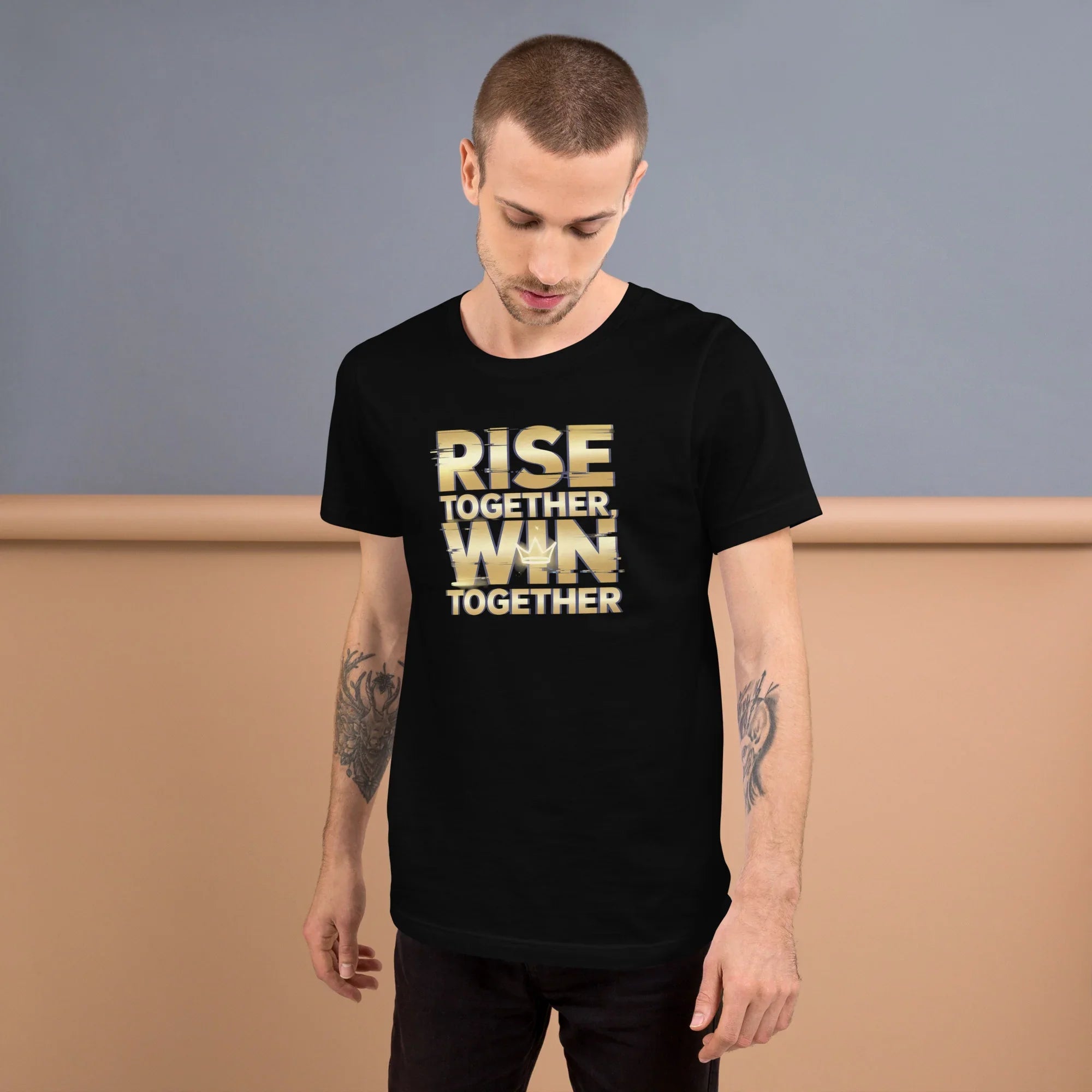 Rise Together Win Together – Battle Royale Squad T-Shirt - RaZits