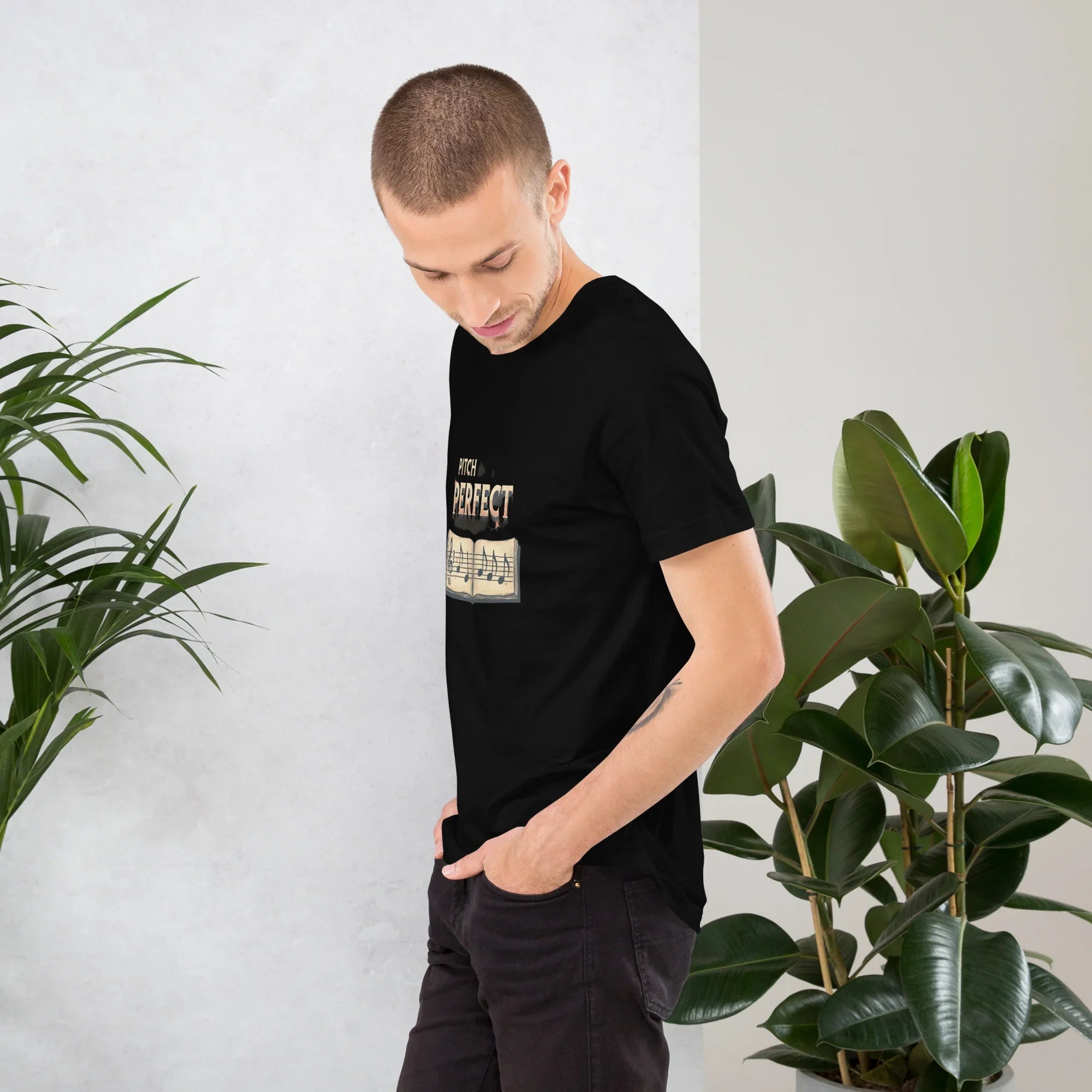 Pitch Perfect Music T-Shirt – Vintage Sheet Music Design - RaZits