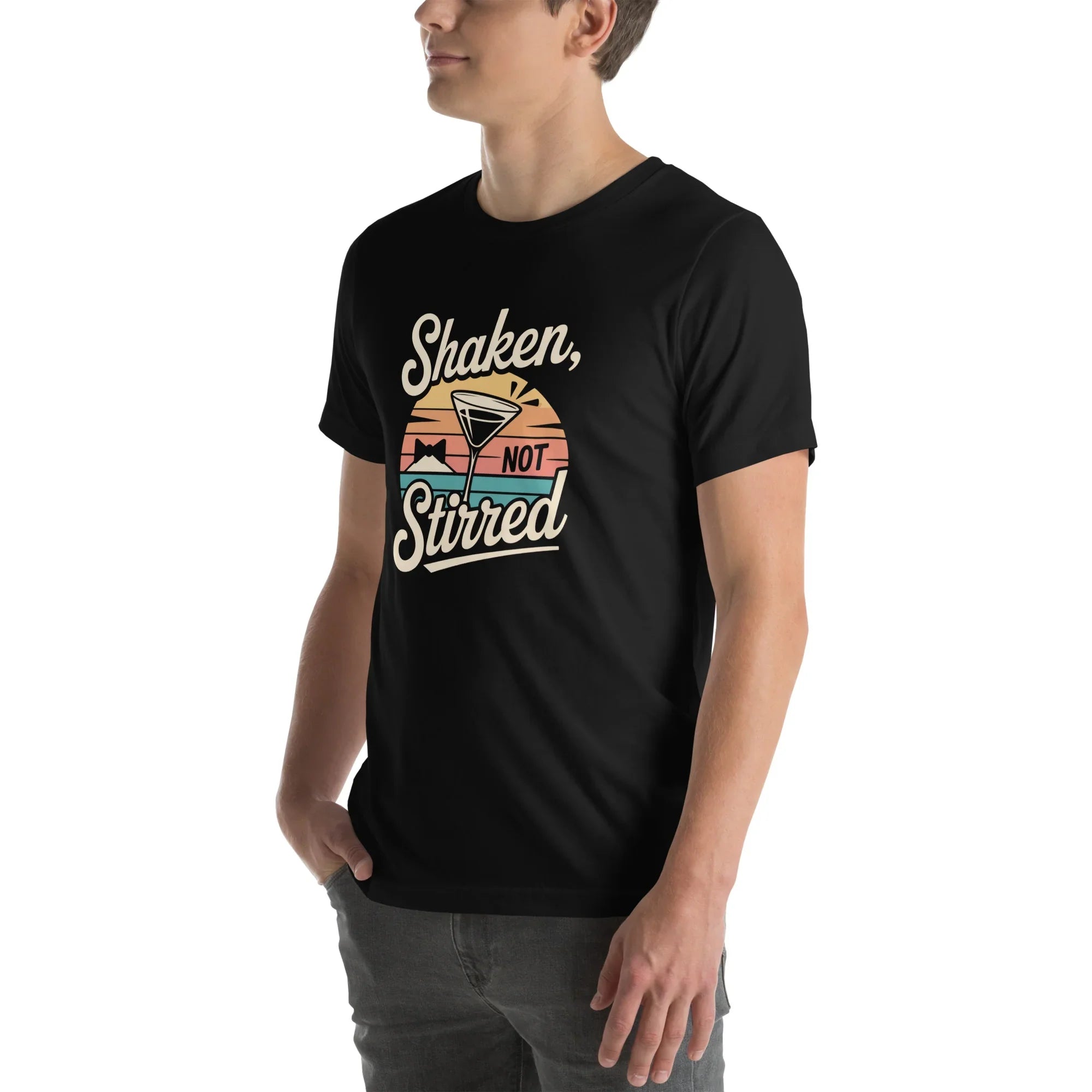Shaken Not Stirred Sunset Tee - RaZits