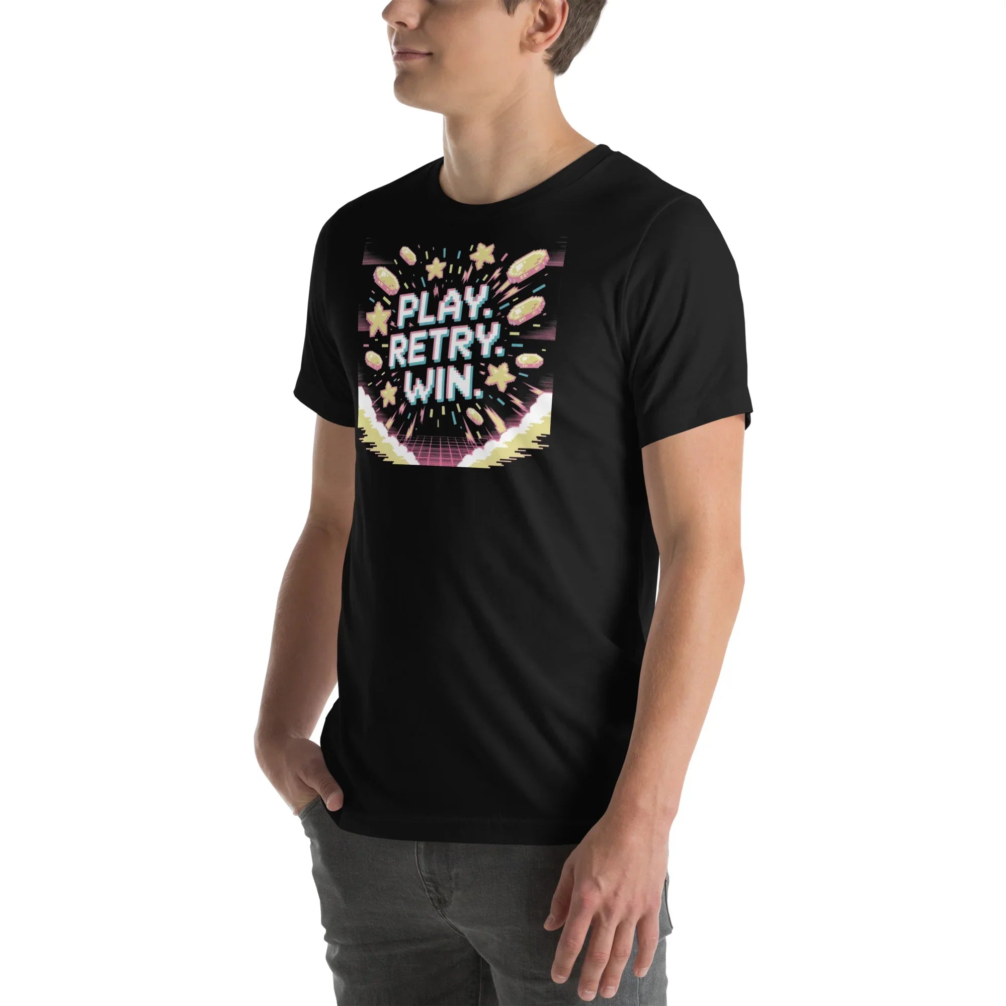 Retro Platformer T-Shirt – Fall Guys Gamer Tee - RaZits