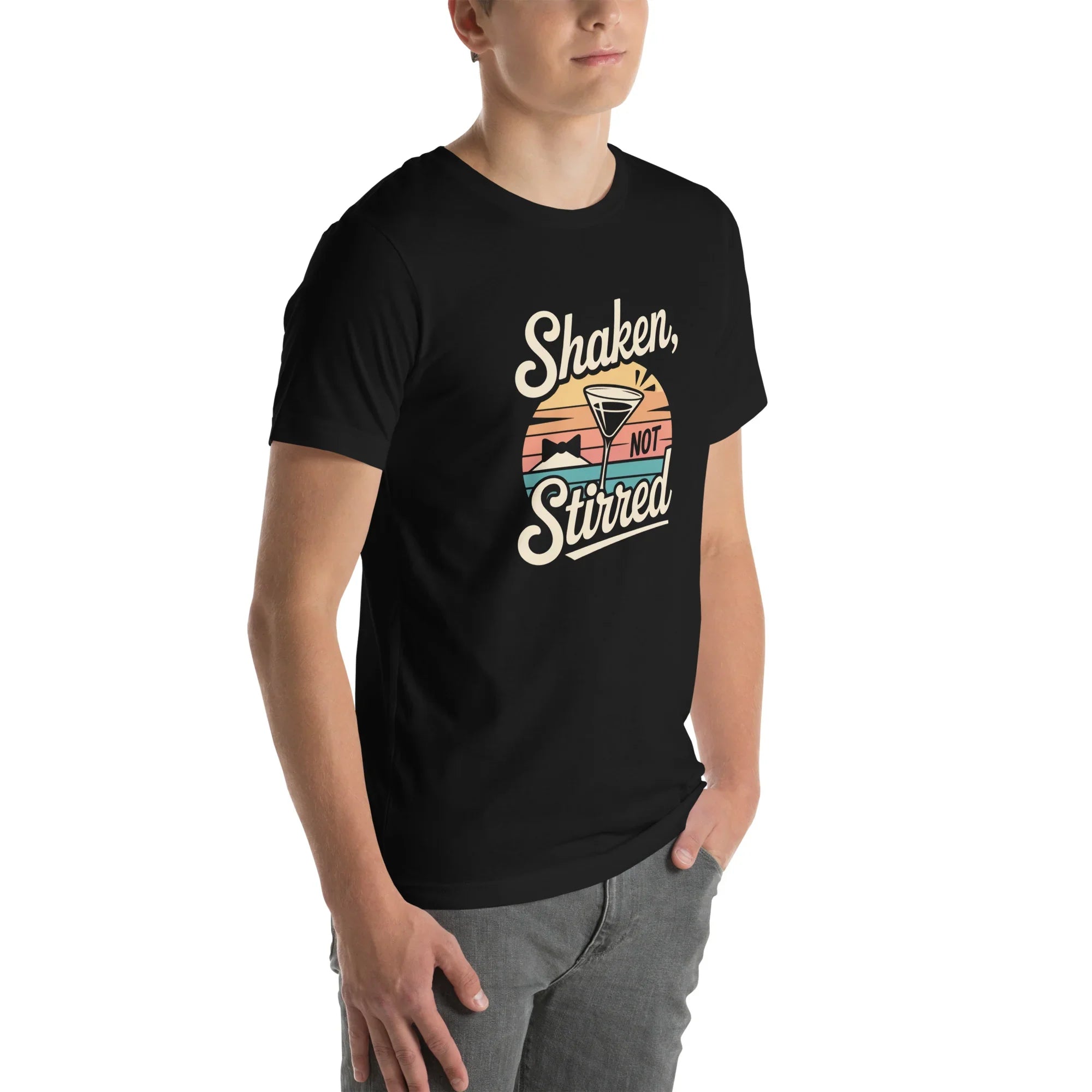 Shaken Not Stirred Sunset Tee - RaZits