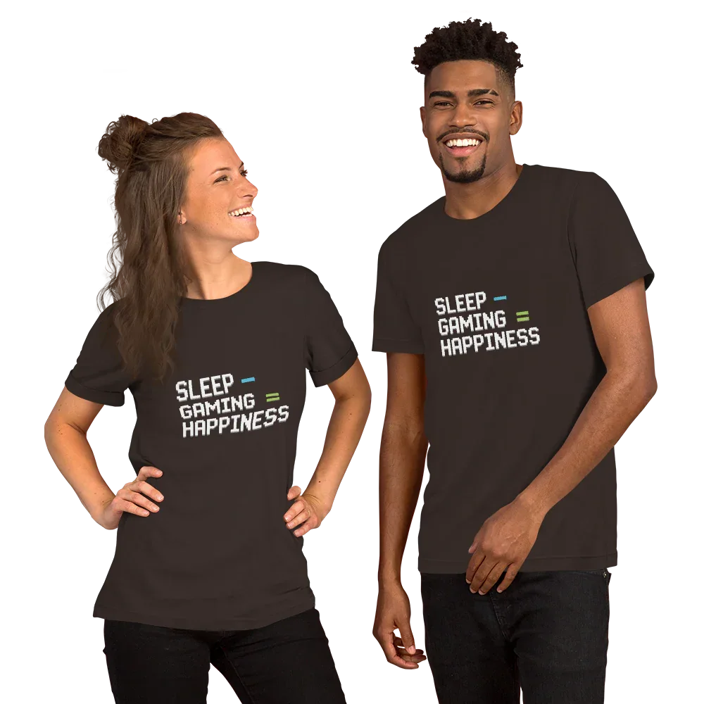 Sleep Minus Gaming Equals Happiness Shirt – Gamer Tee - RaZits