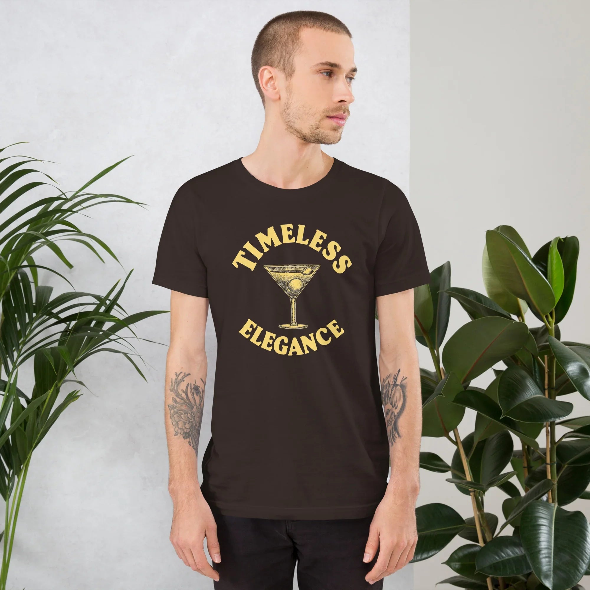 Timeless Elegance Cocktail Art Tee - RaZits