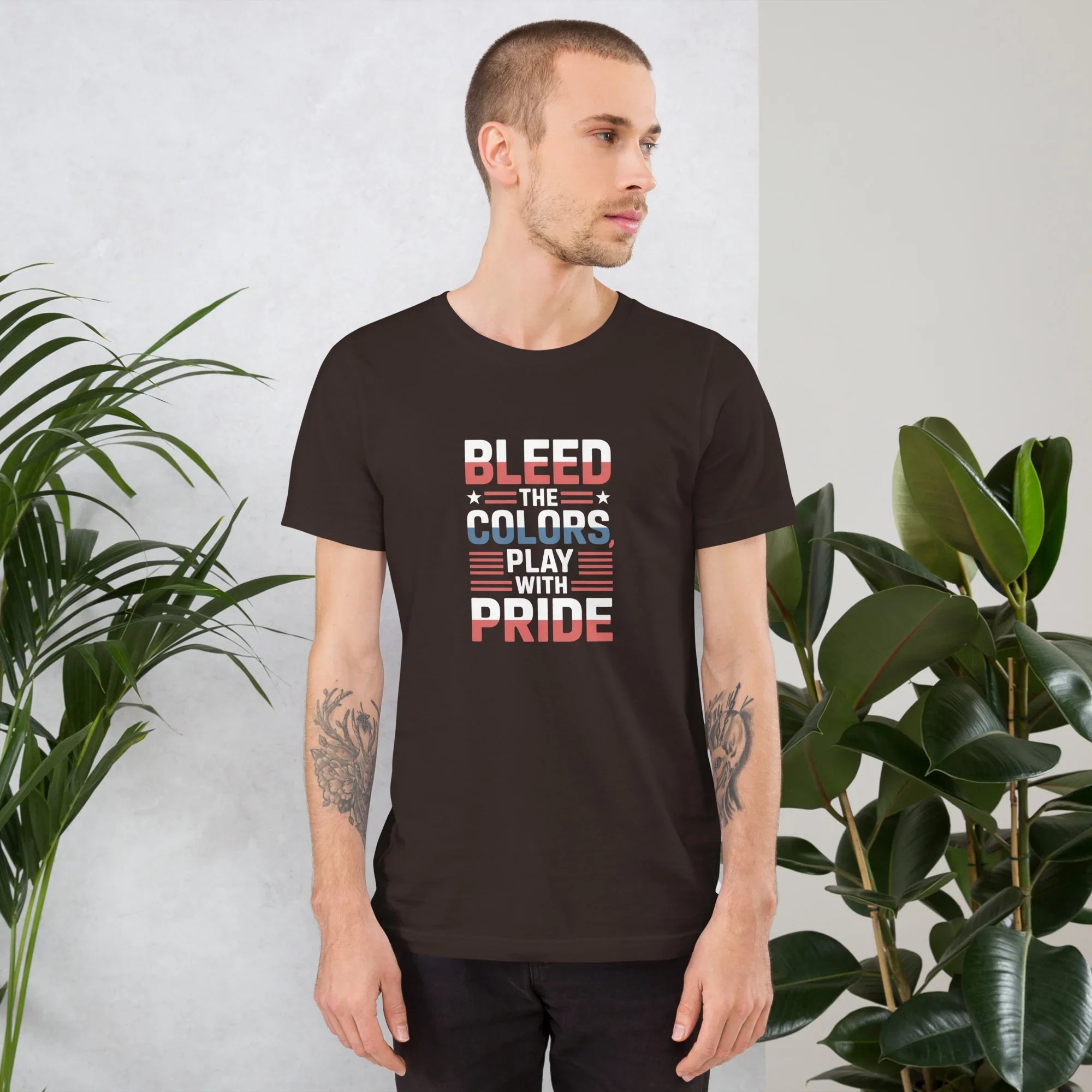 Bleed the Colors Tee – Rugby Pride Graphic Shirt - RaZits