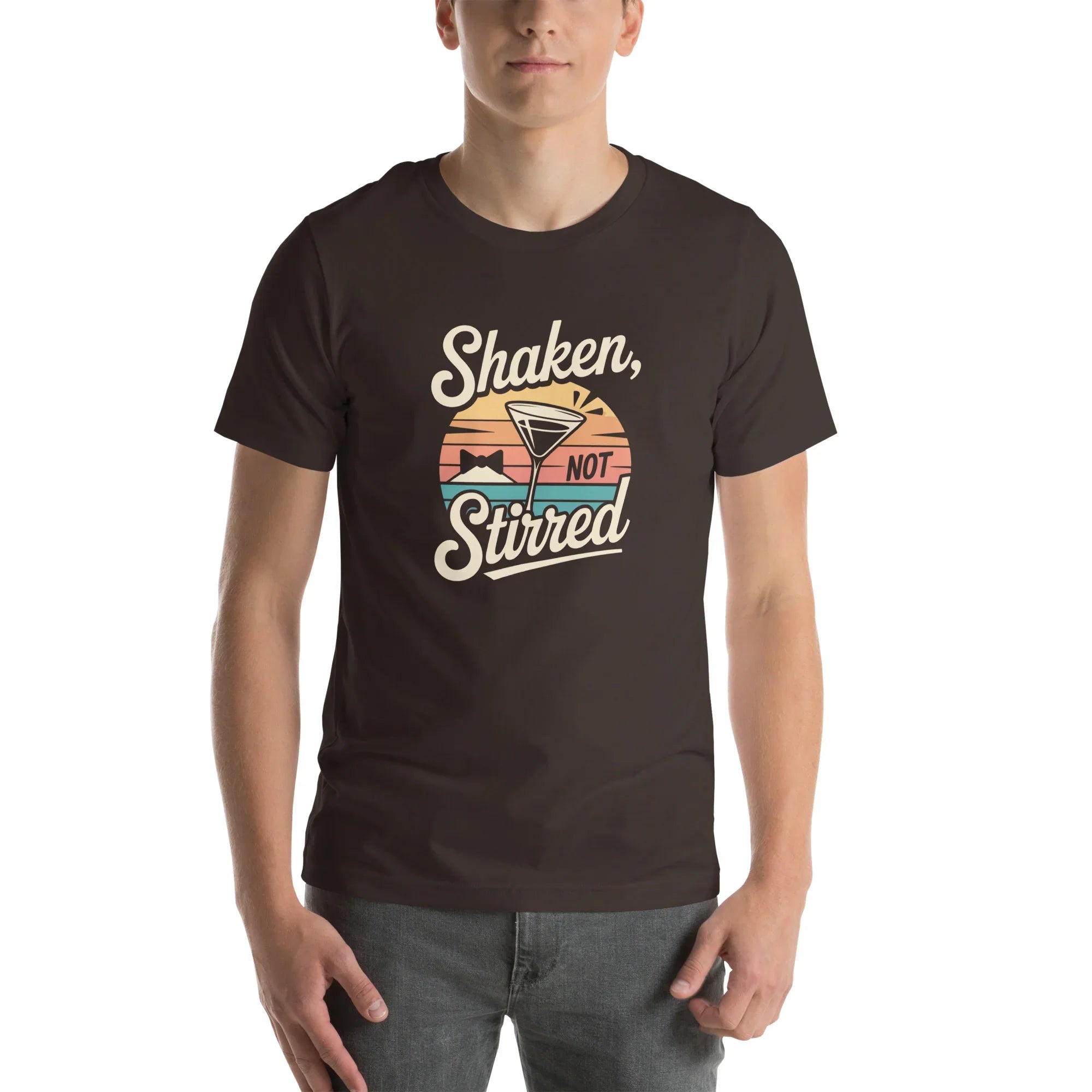 Shaken Not Stirred Sunset Tee - RaZits