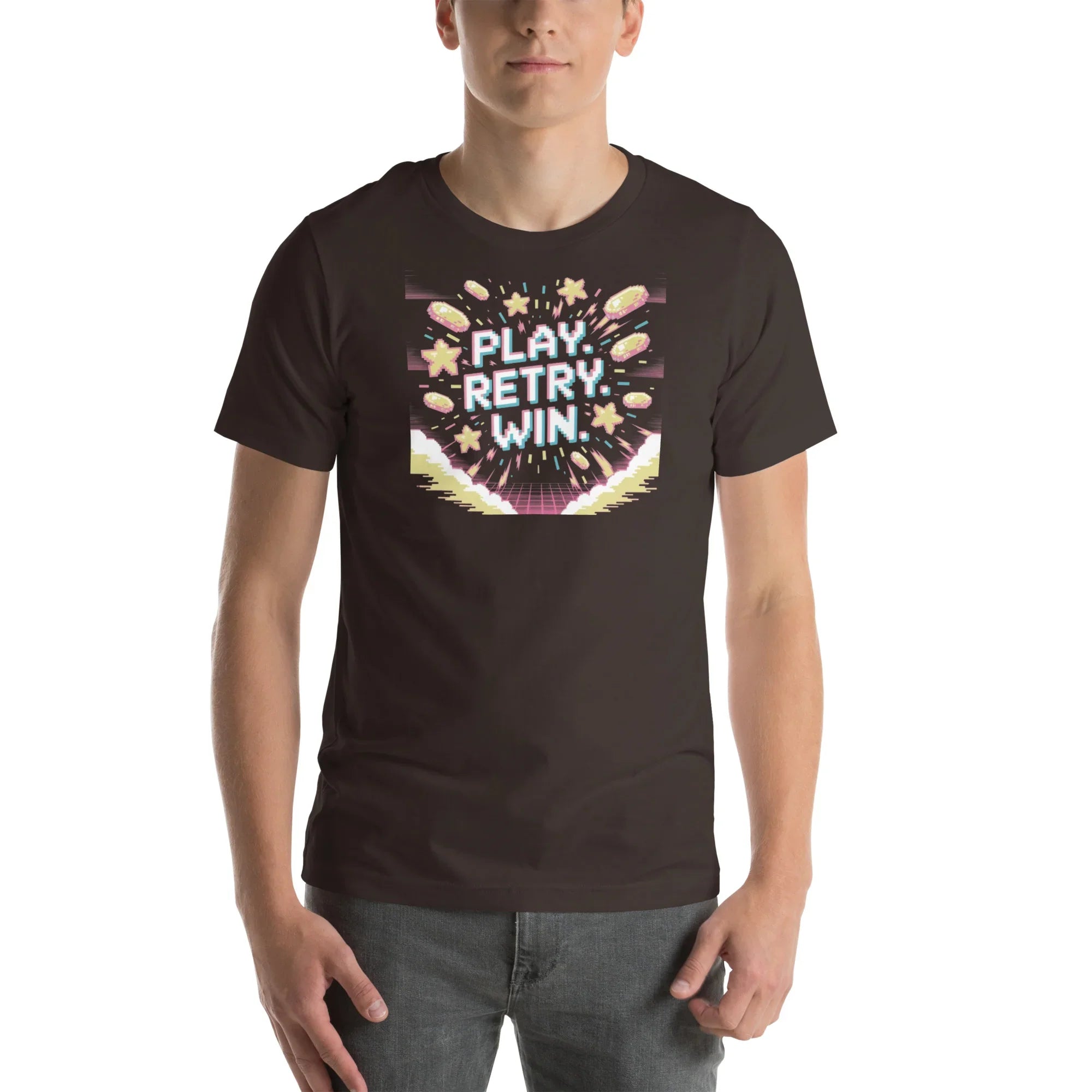 Retro Platformer T-Shirt – Fall Guys Gamer Tee - RaZits