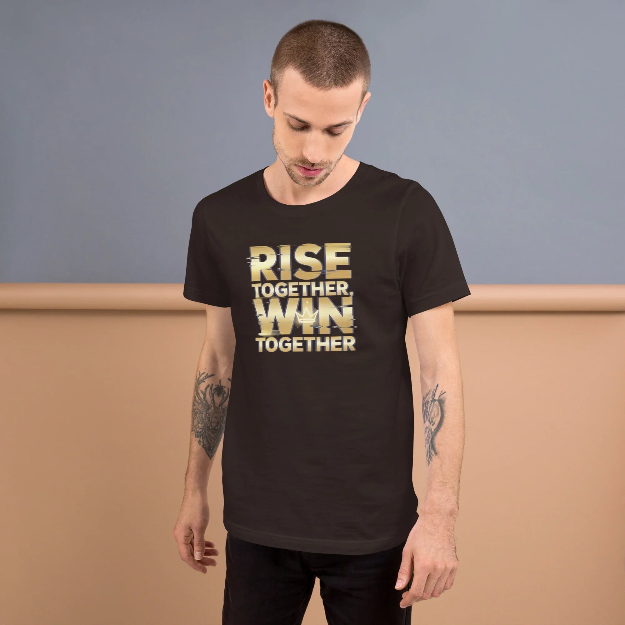 Rise Together Win Together – Battle Royale Squad T-Shirt - RaZits