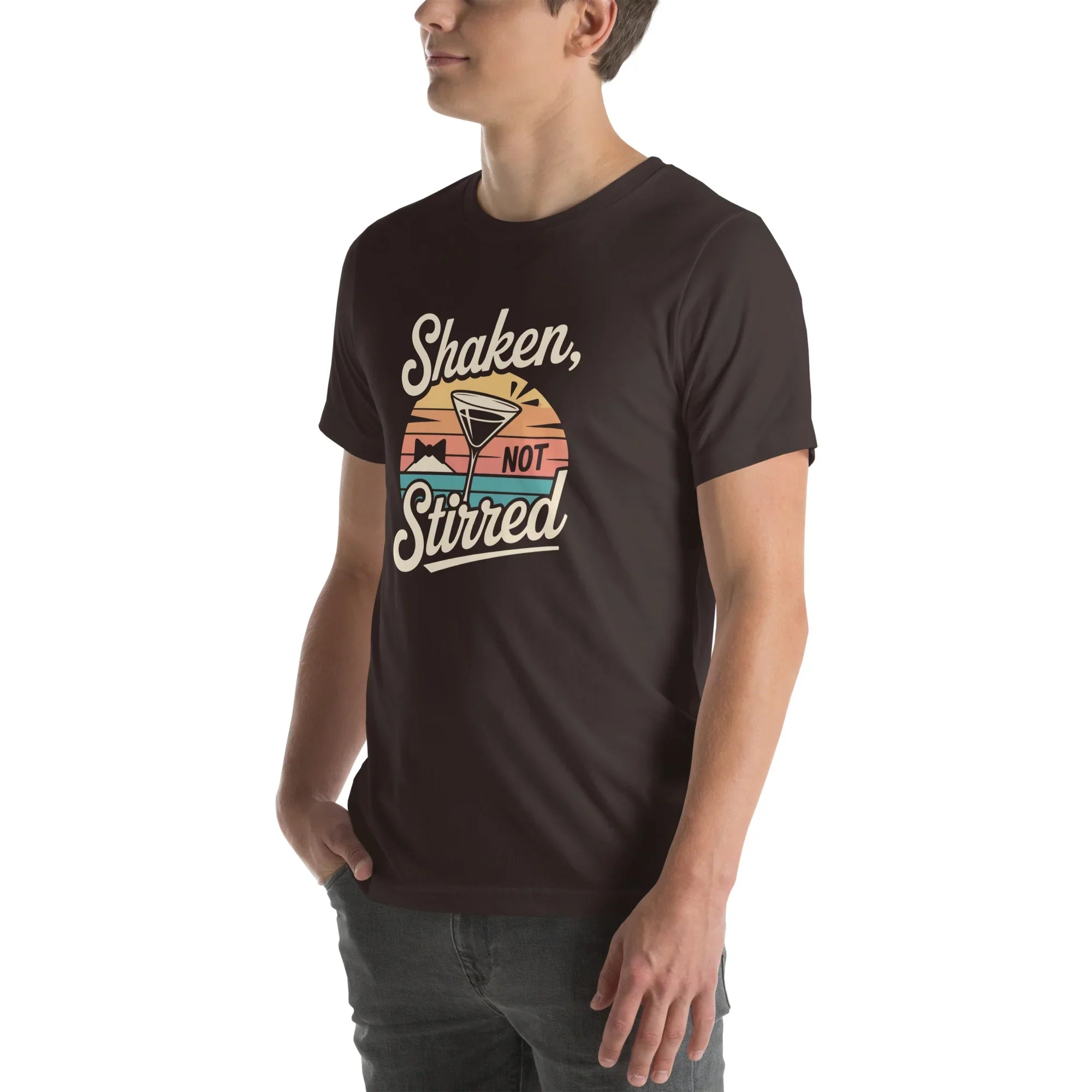Shaken Not Stirred Sunset Tee - RaZits