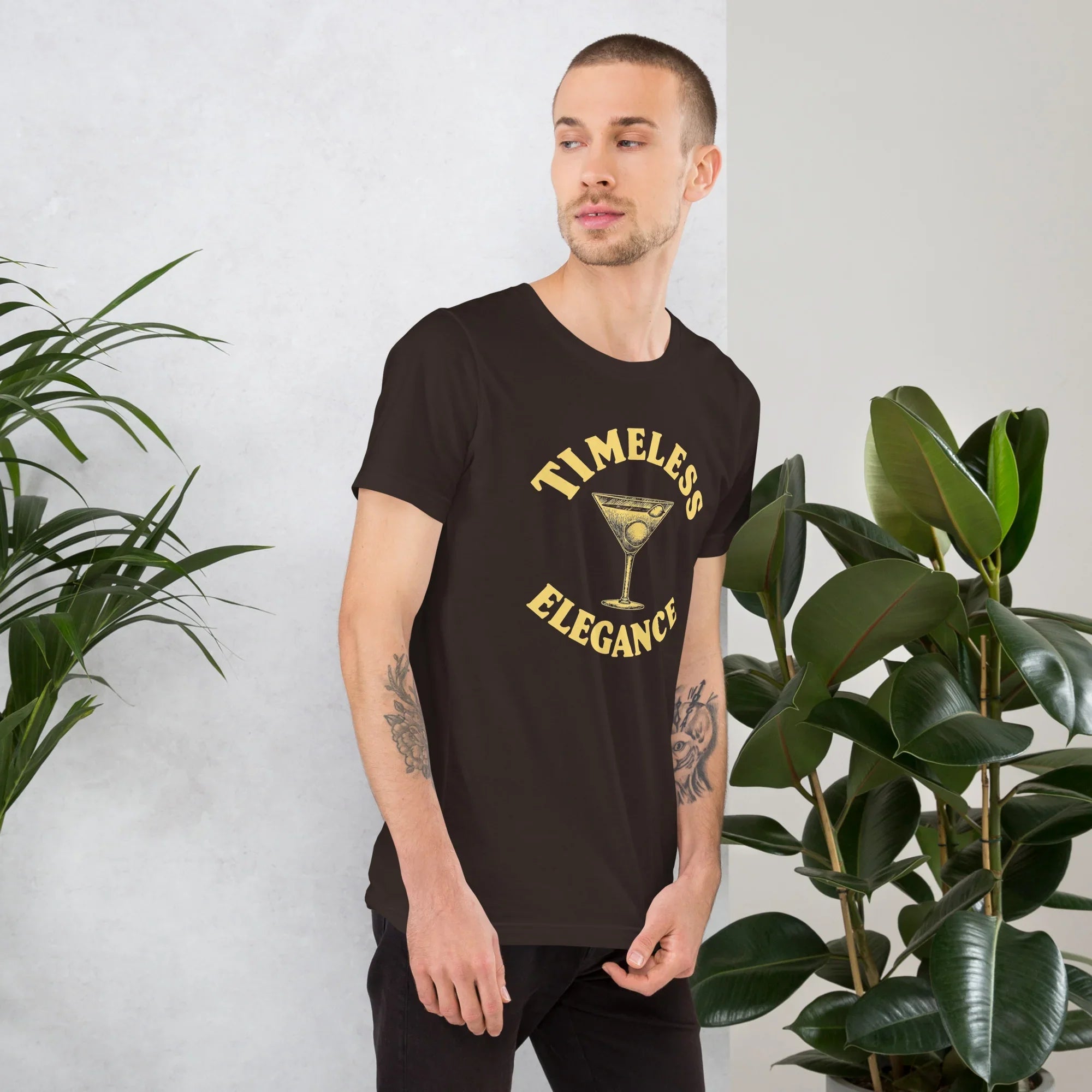 Timeless Elegance Cocktail Art Tee - RaZits