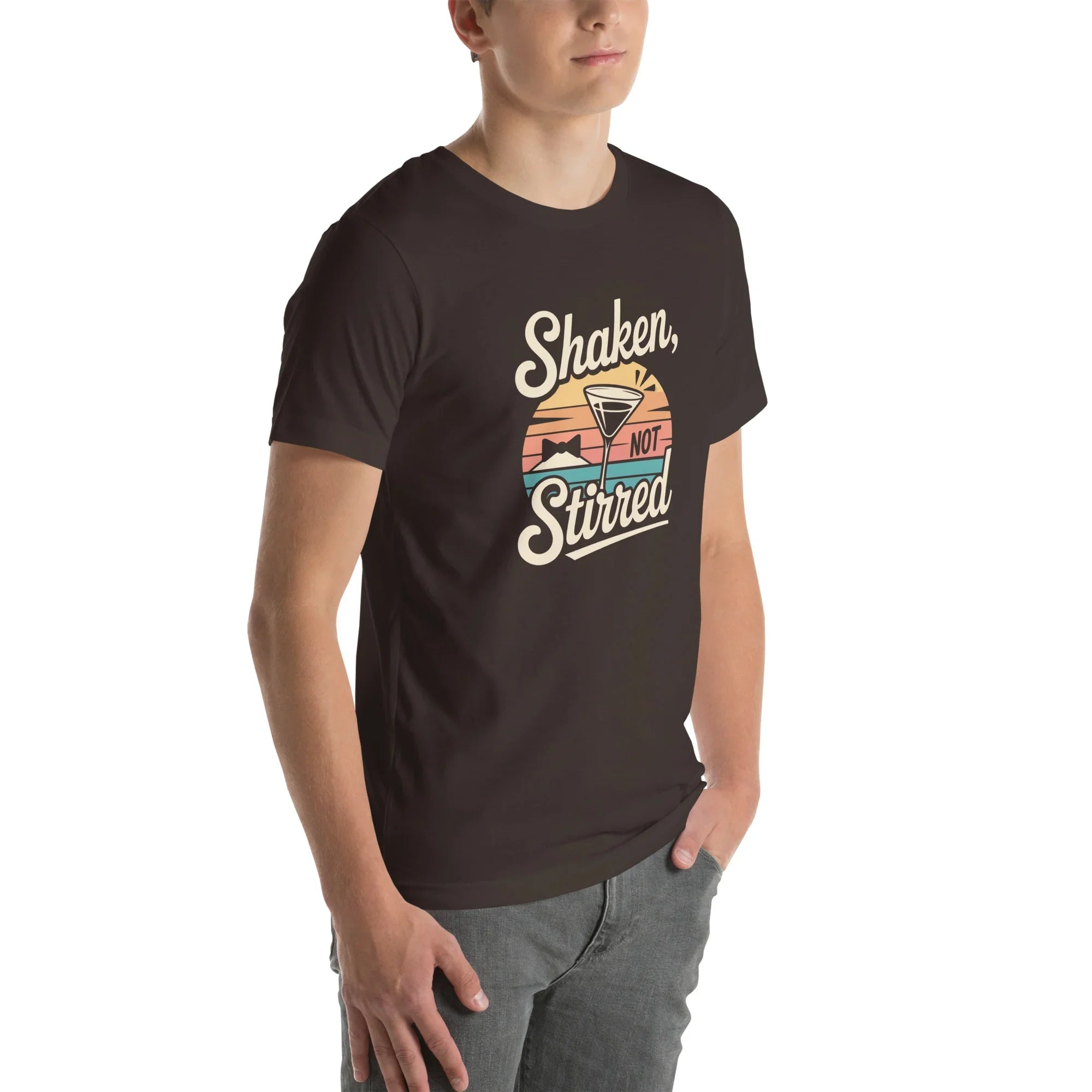 Shaken Not Stirred Sunset Tee - RaZits