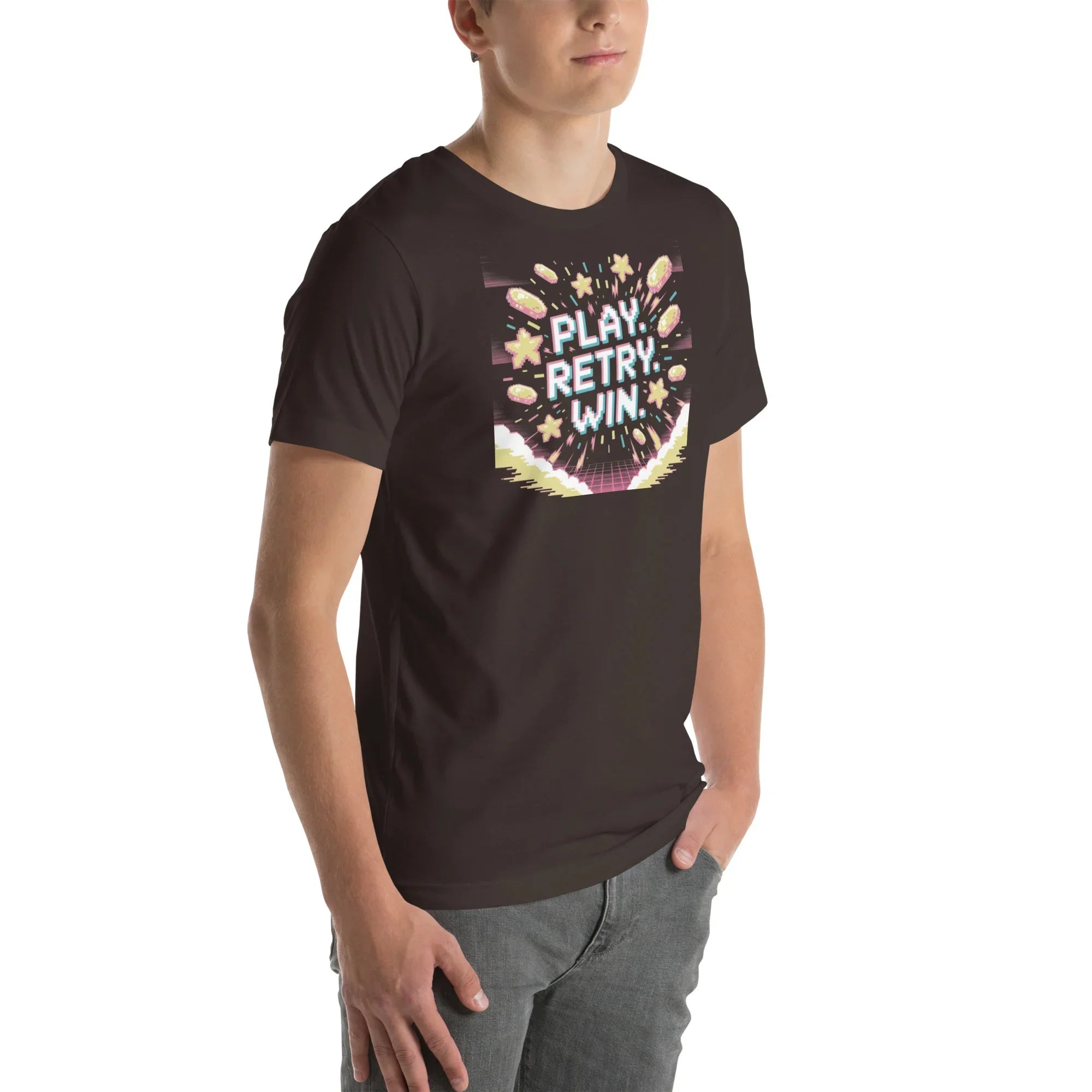 Retro Platformer T-Shirt – Fall Guys Gamer Tee - RaZits