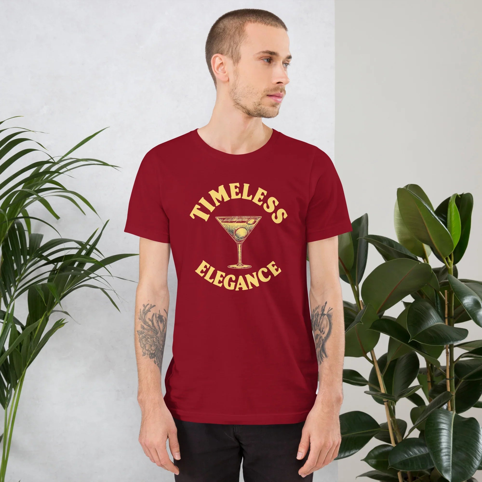 Timeless Elegance Cocktail Art Tee - RaZits