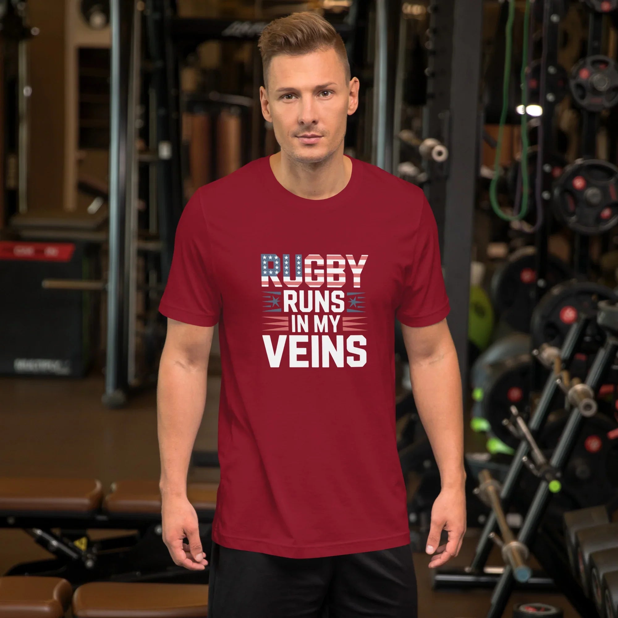 USA Rugby Veins Tee – American Flag Edition - RaZits