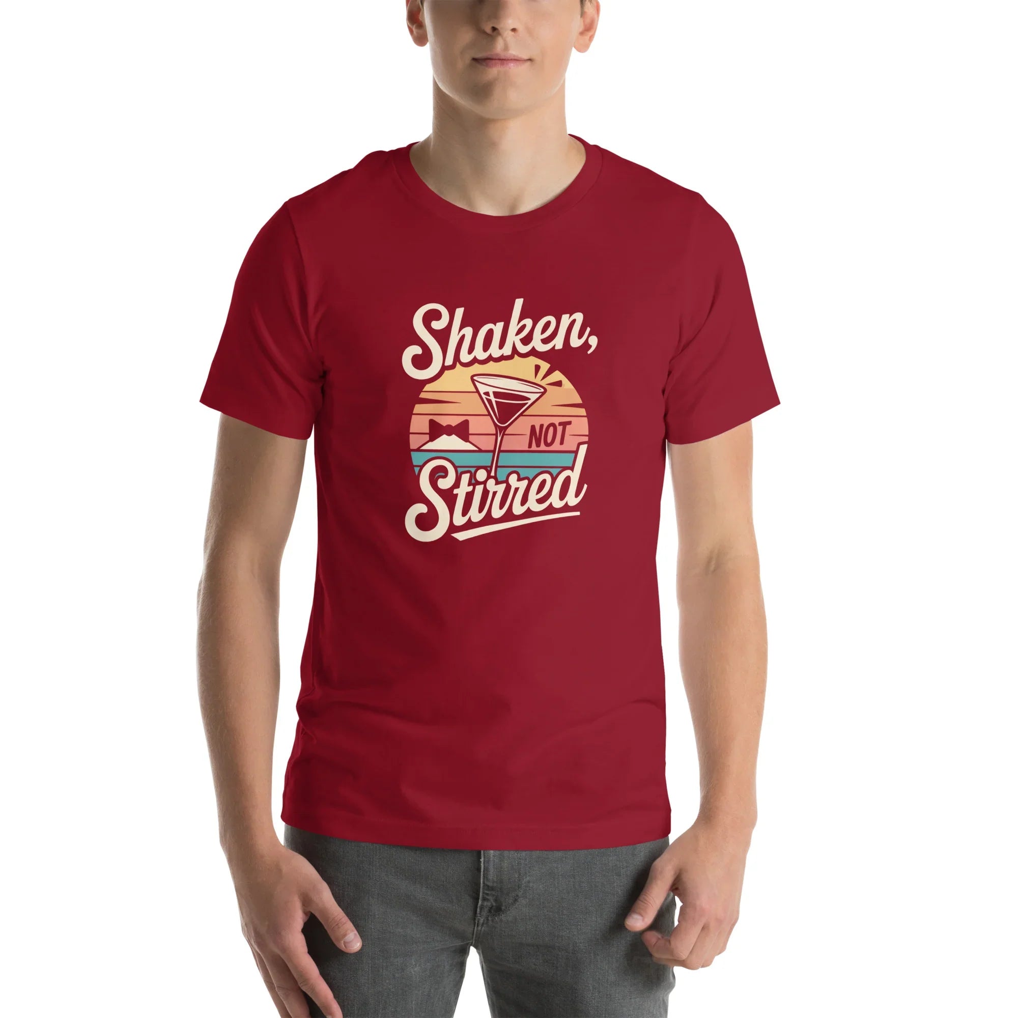 Shaken Not Stirred Sunset Tee - RaZits