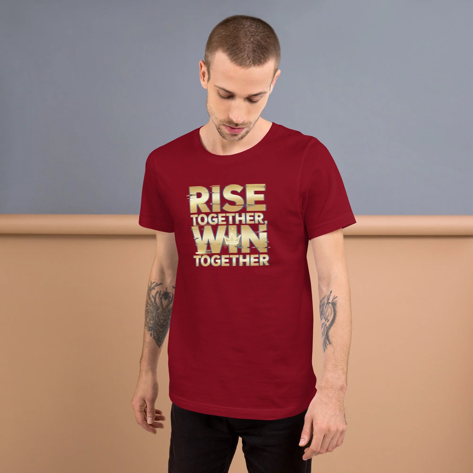Rise Together Win Together – Battle Royale Squad T-Shirt - RaZits
