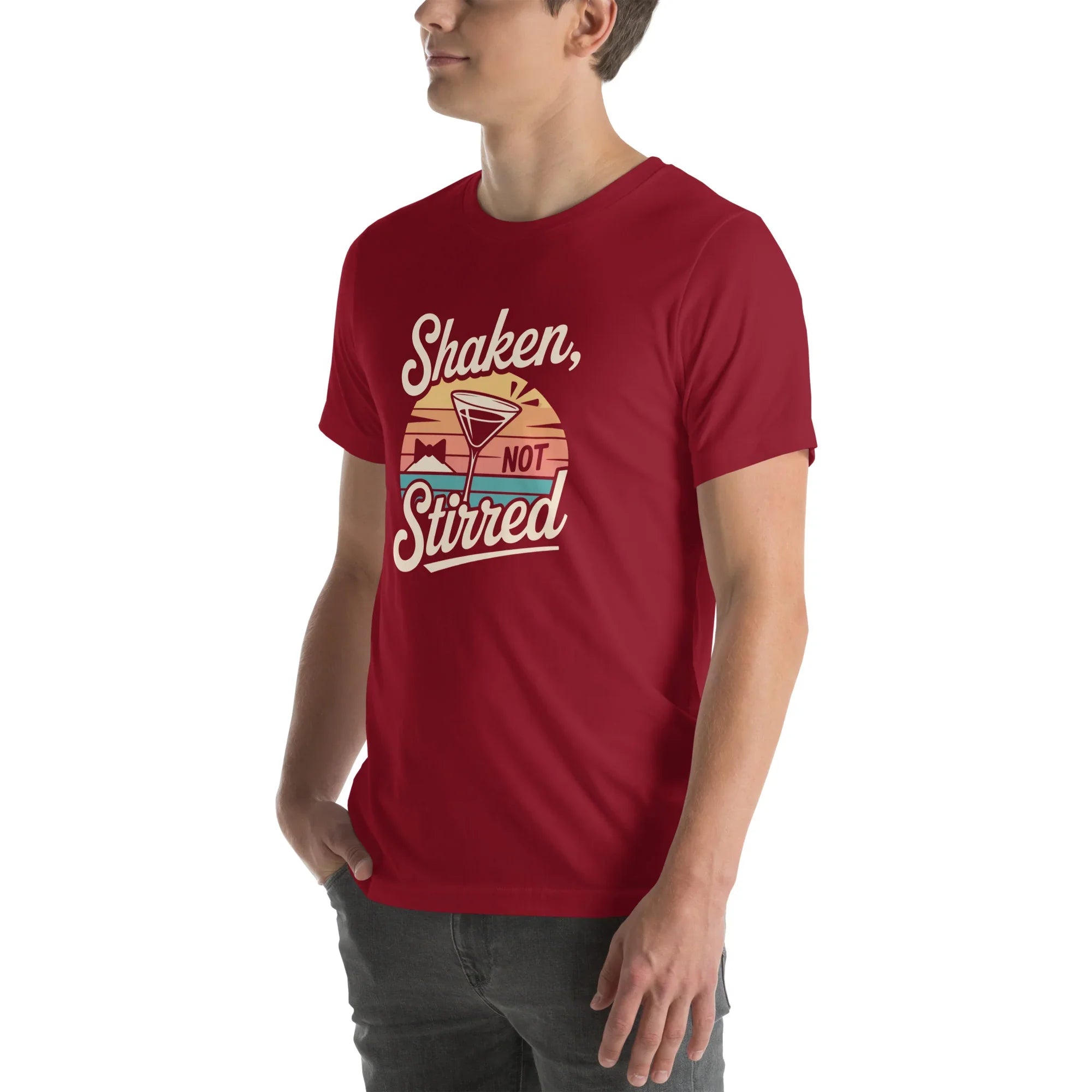 Shaken Not Stirred Sunset Tee - RaZits