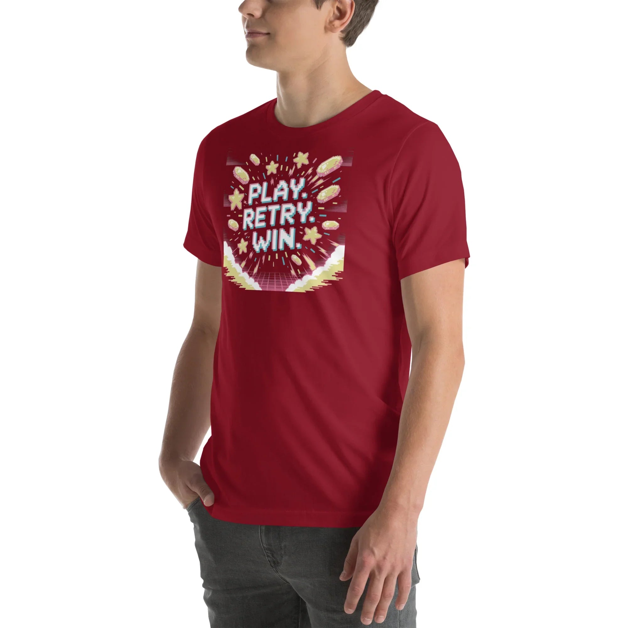 Retro Platformer T-Shirt – Fall Guys Gamer Tee - RaZits