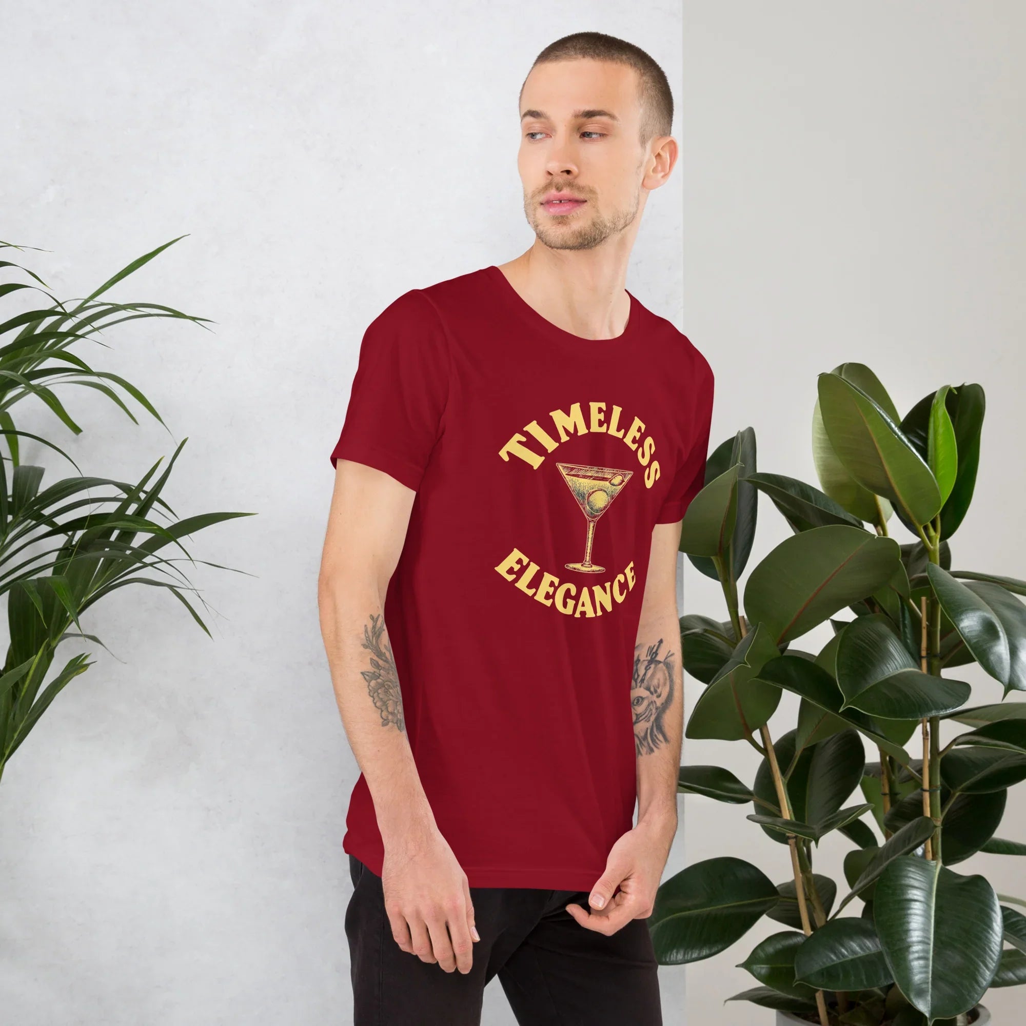 Timeless Elegance Cocktail Art Tee - RaZits