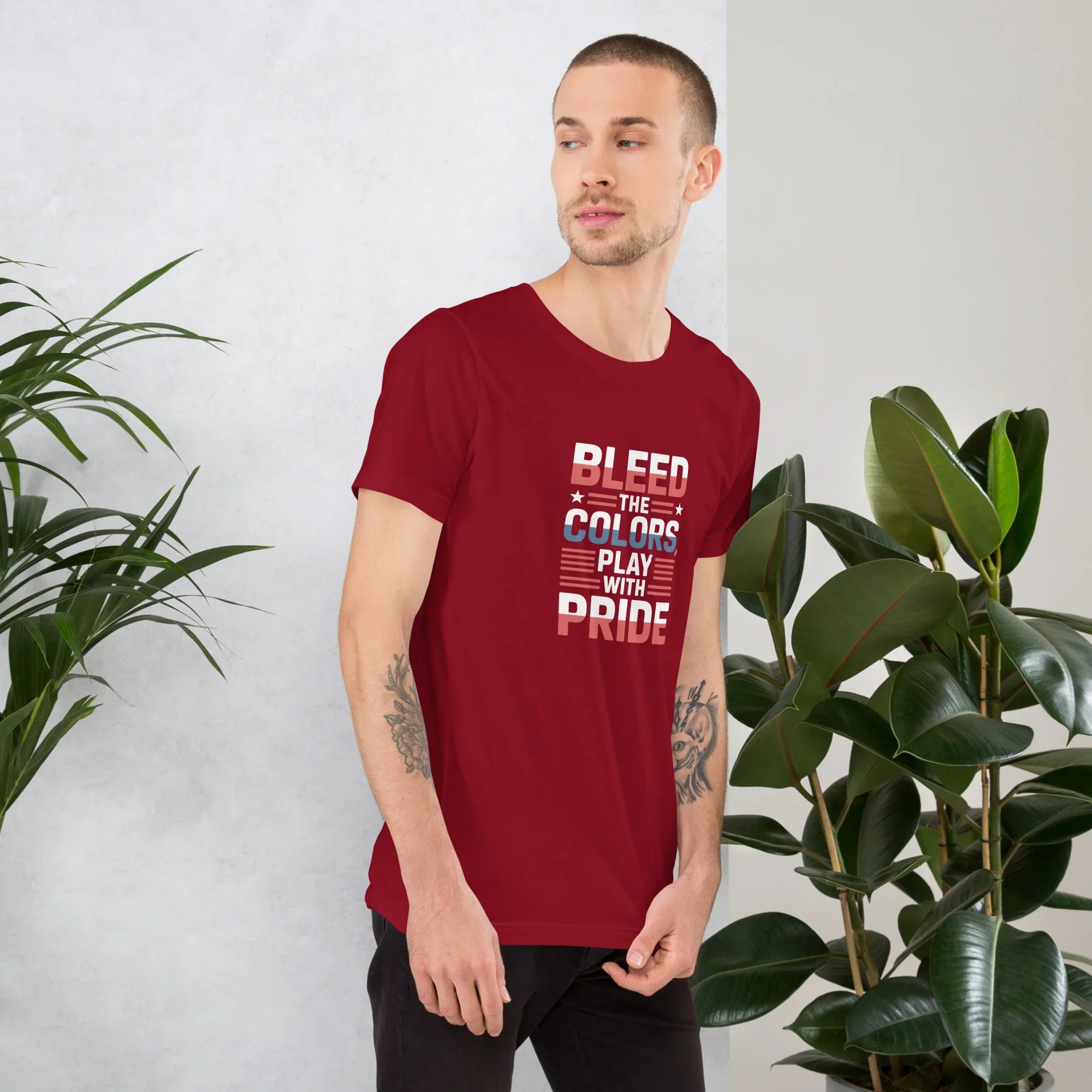 Bleed the Colors Tee – Rugby Pride Graphic Shirt - RaZits