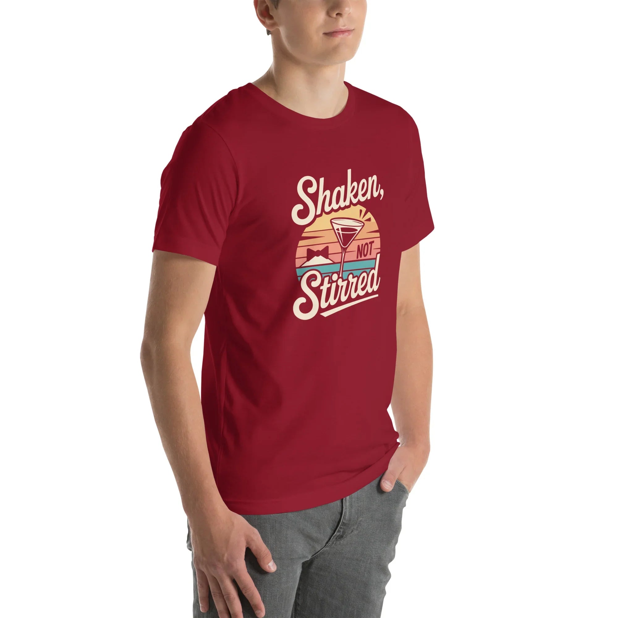 Shaken Not Stirred Sunset Tee - RaZits