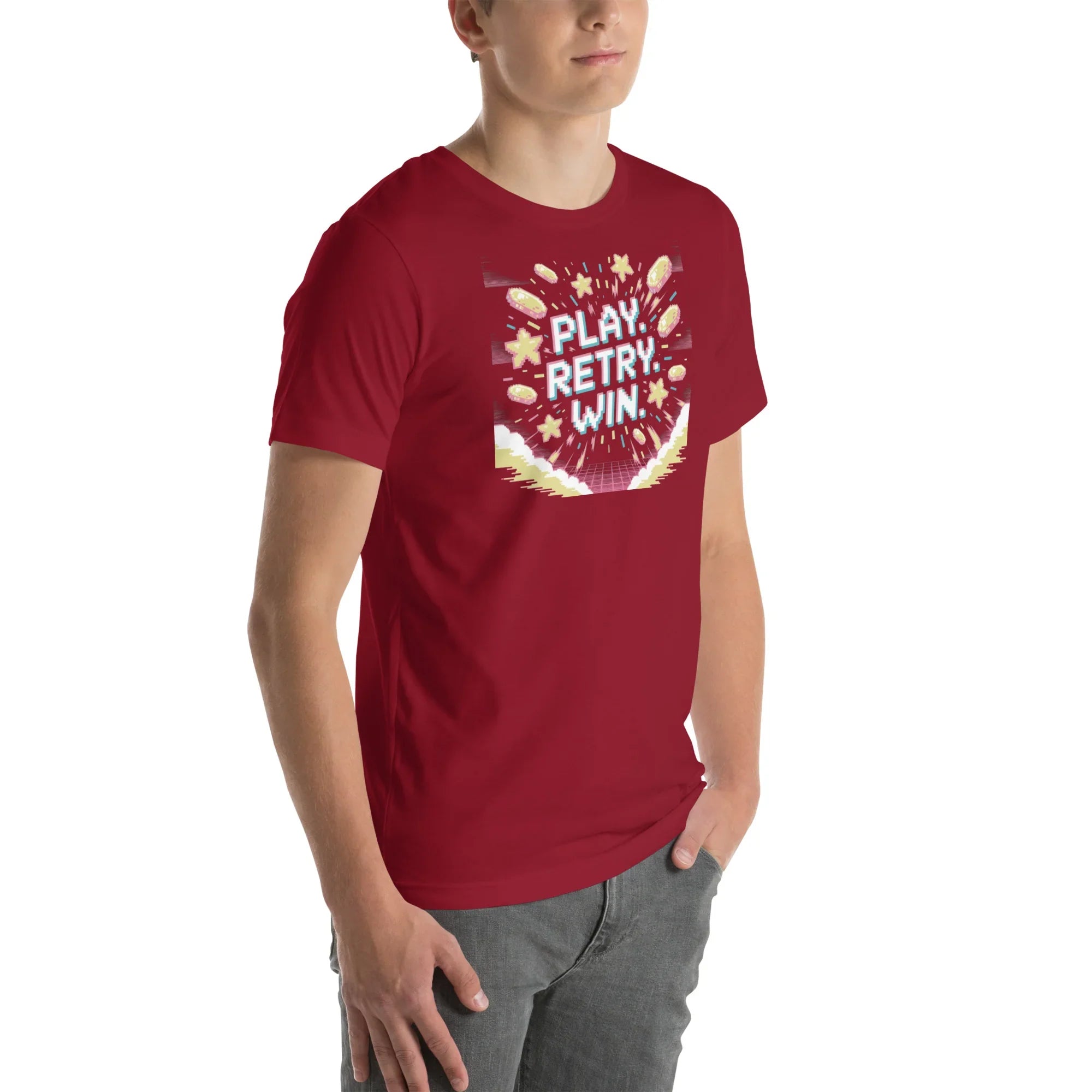 Retro Platformer T-Shirt – Fall Guys Gamer Tee - RaZits