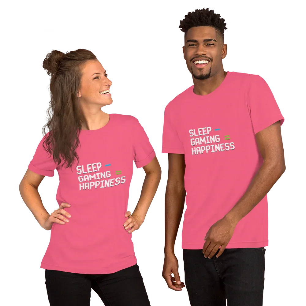 Sleep Minus Gaming Equals Happiness Shirt – Gamer Tee - RaZits