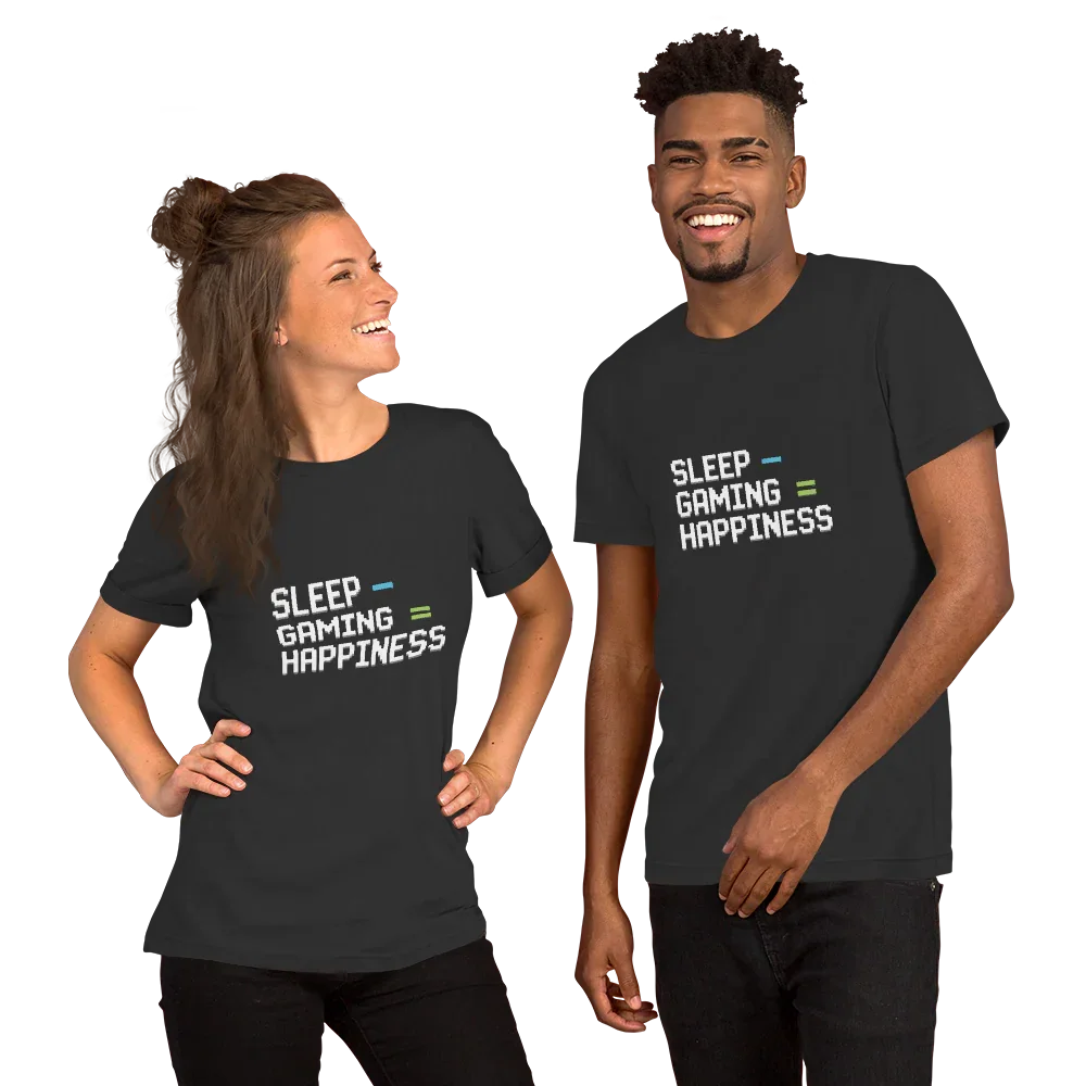 Sleep Minus Gaming Equals Happiness Shirt – Gamer Tee - RaZits