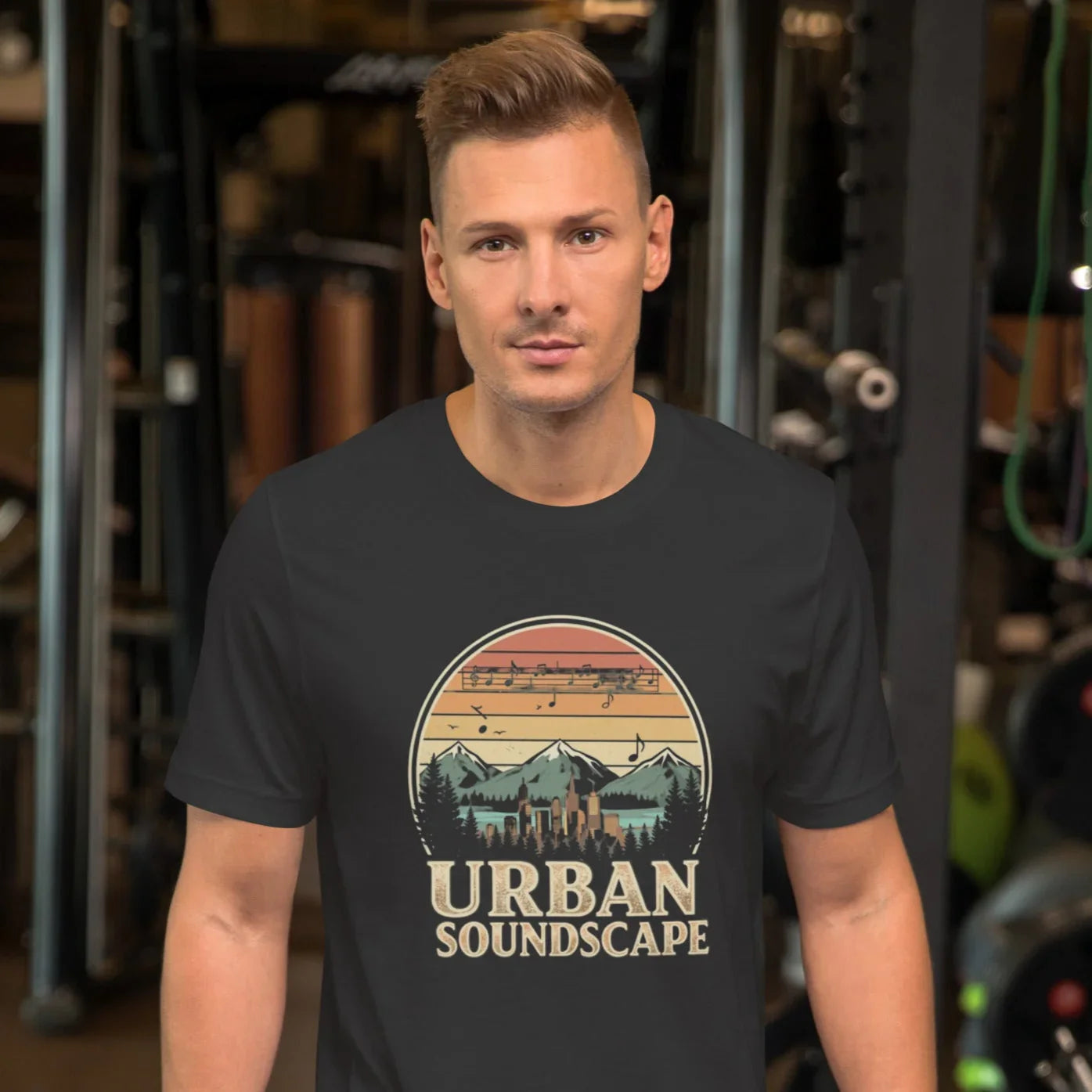 Urban Soundscape City Music T-Shirt – Scenic Audio Art - RaZits