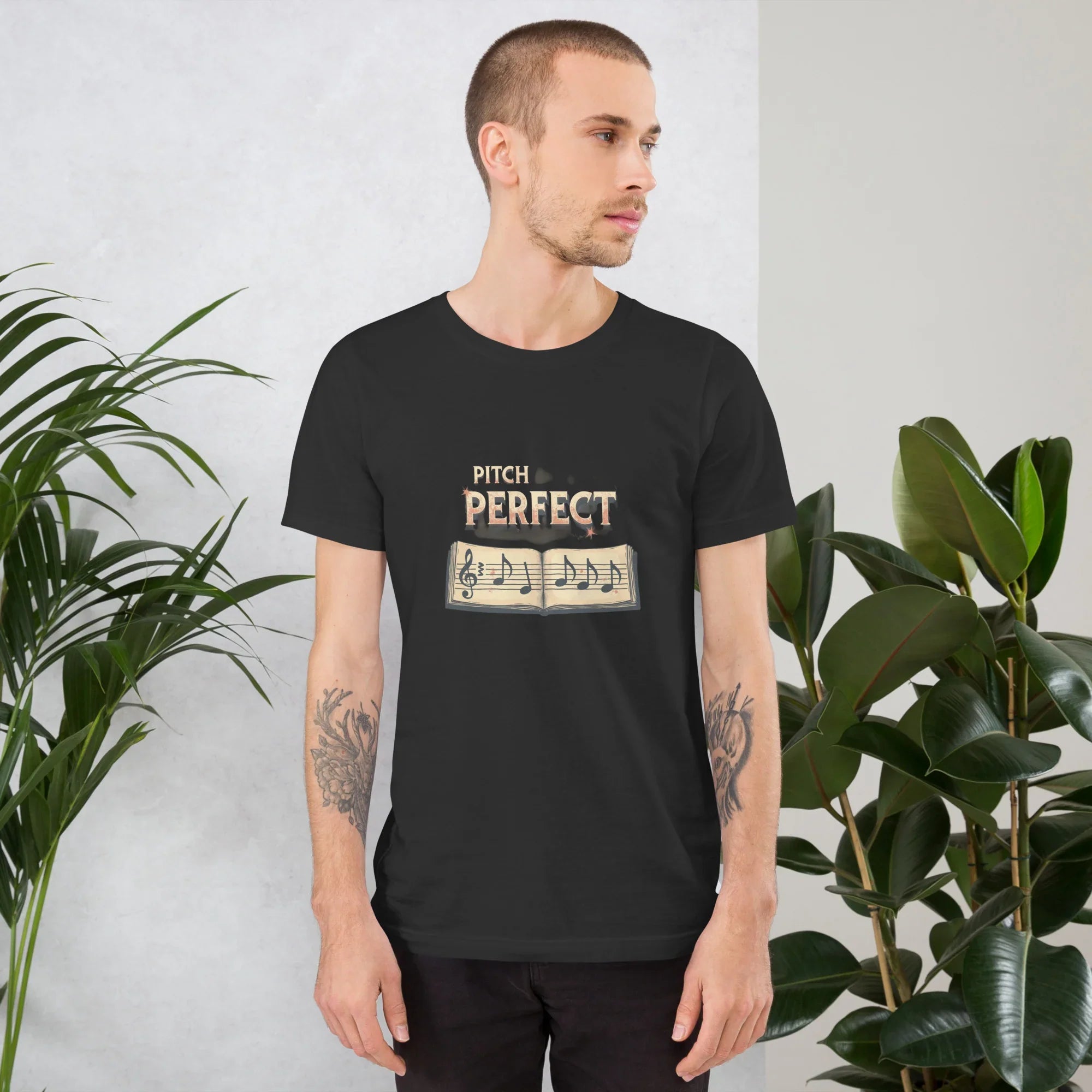 Pitch Perfect Music T-Shirt – Vintage Sheet Music Design - RaZits