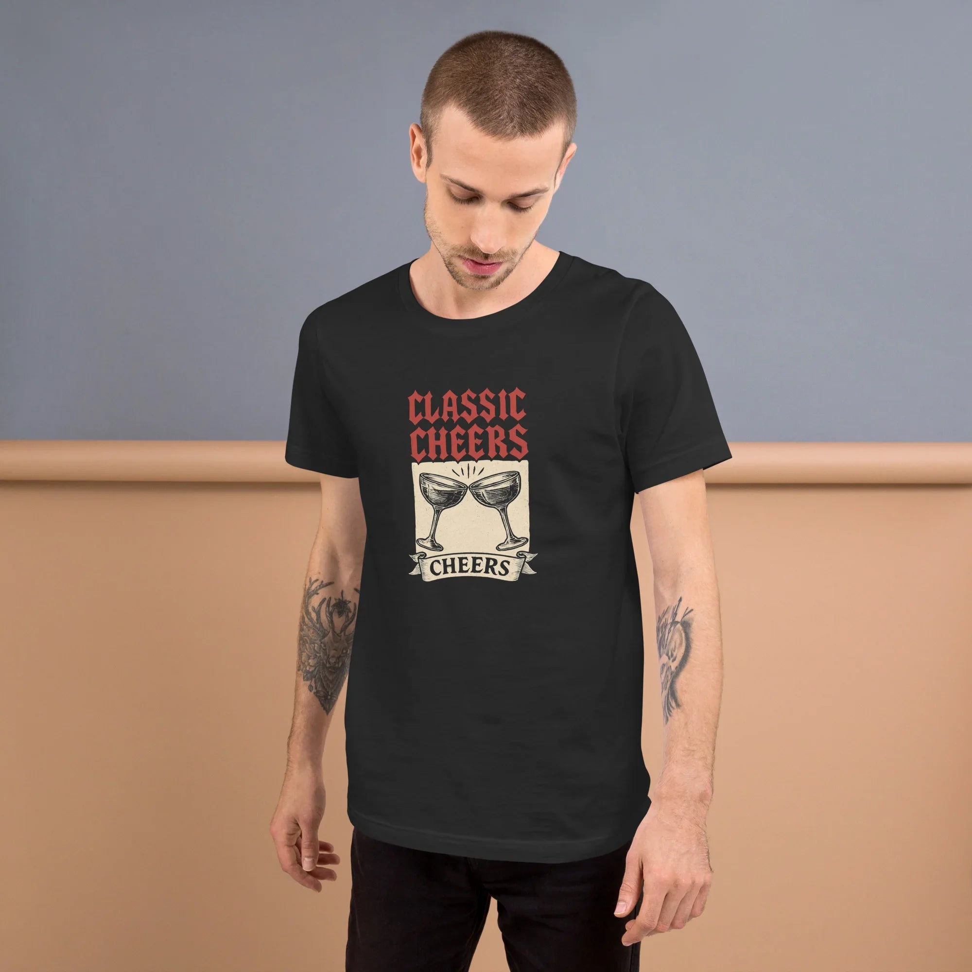 Classic Cheers Vintage Toast Tee - RaZits