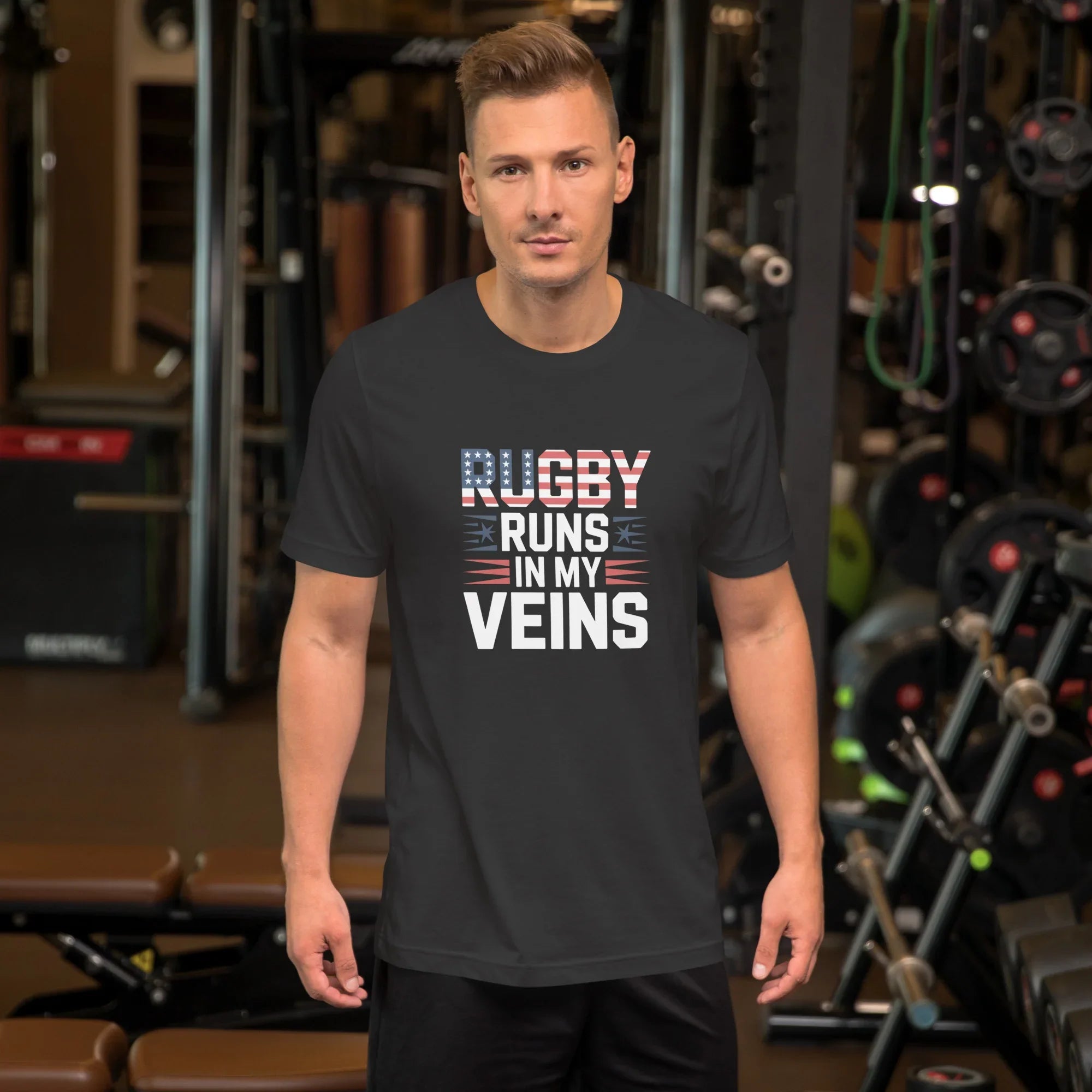 USA Rugby Veins Tee – American Flag Edition - RaZits