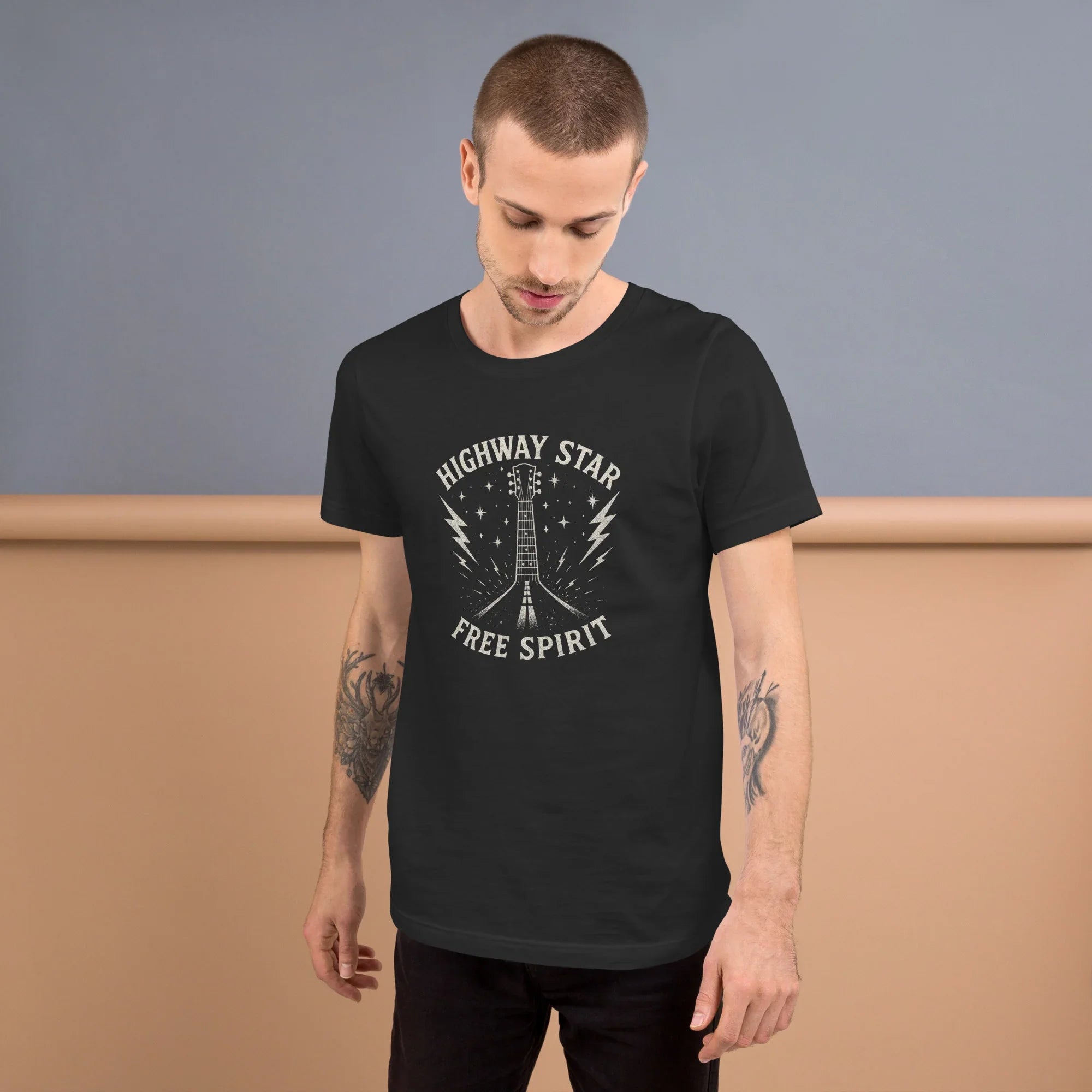 Highway Star Free Spirit – Guitar Road Tee - RaZits