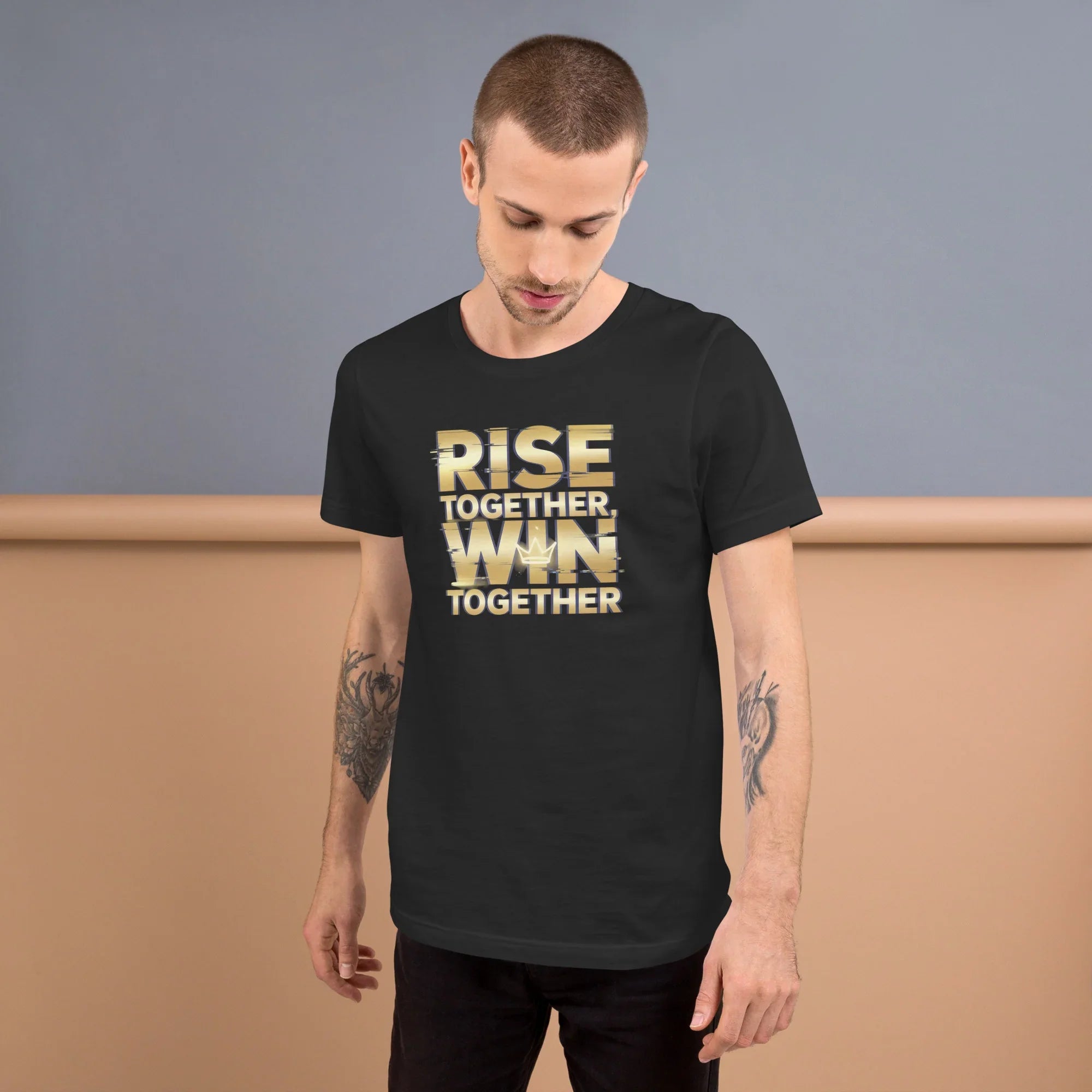 Rise Together Win Together – Battle Royale Squad T-Shirt - RaZits