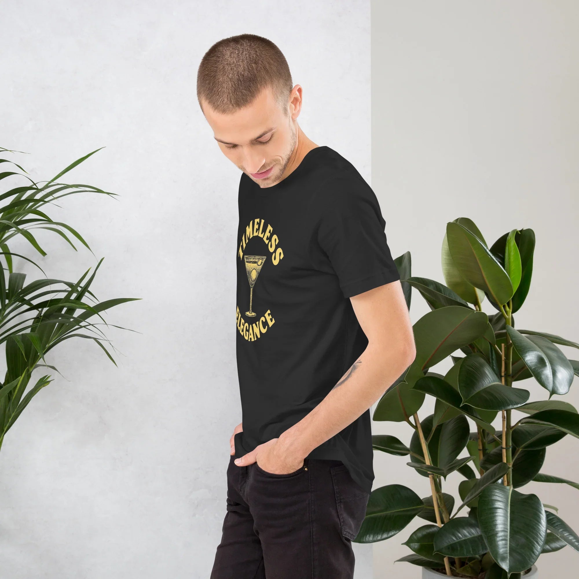 Timeless Elegance Cocktail Art Tee - RaZits