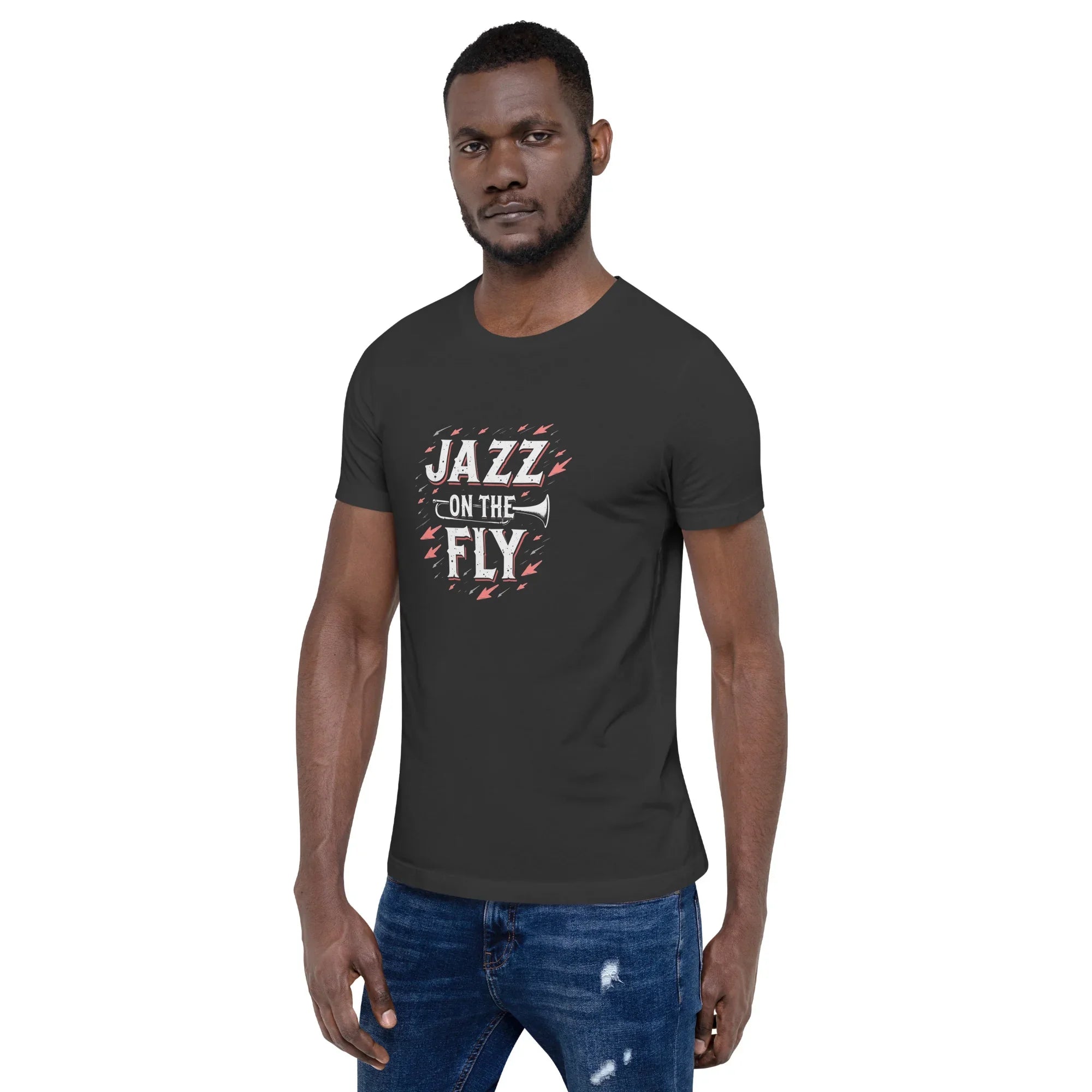 Jazz on the Fly – Trumpet Motion Tee - RaZits