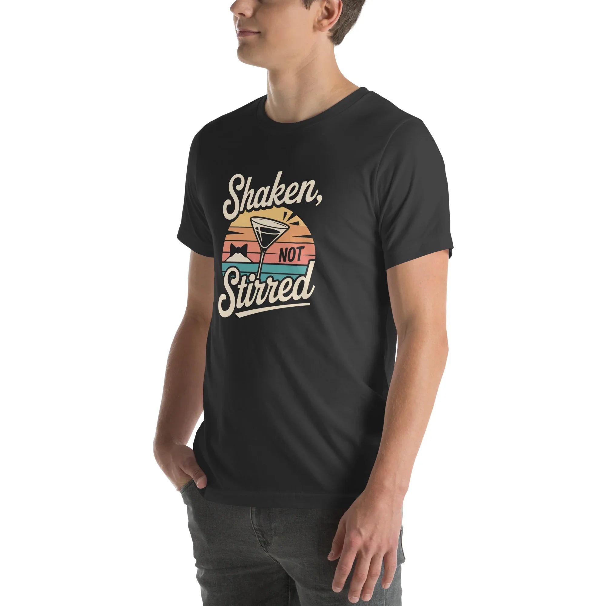 Shaken Not Stirred Sunset Tee - RaZits