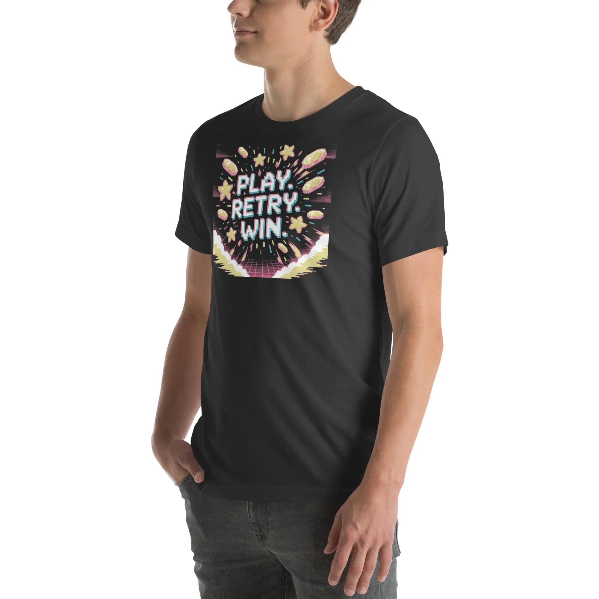 Retro Platformer T-Shirt – Fall Guys Gamer Tee - RaZits