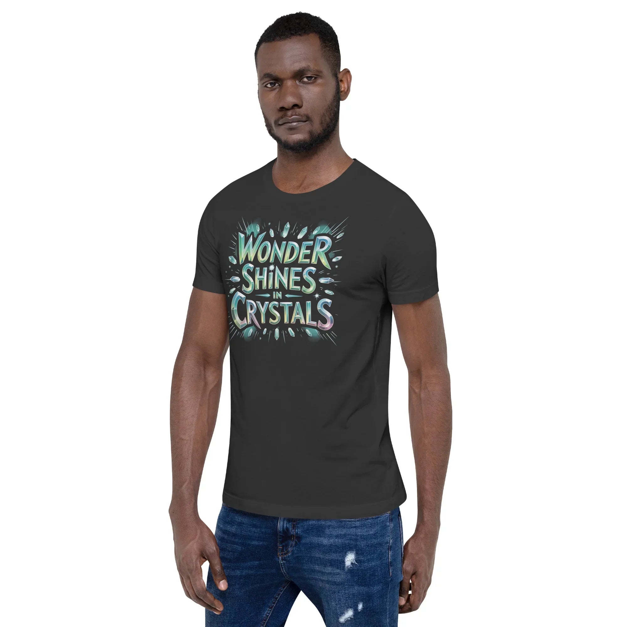 Wonder Shines in Crystals – JRPG Crystal T-Shirt - RaZits