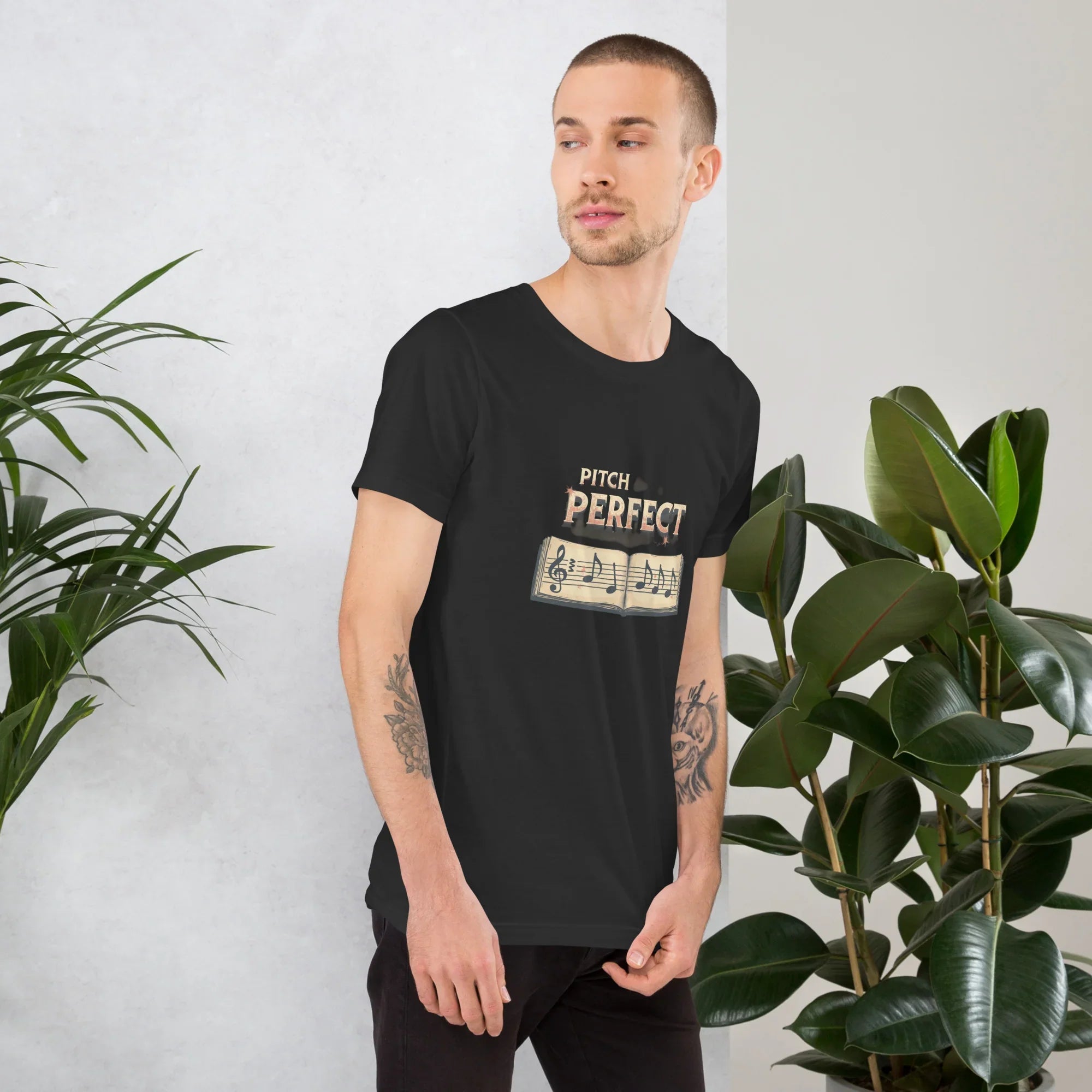 Pitch Perfect Music T-Shirt – Vintage Sheet Music Design - RaZits