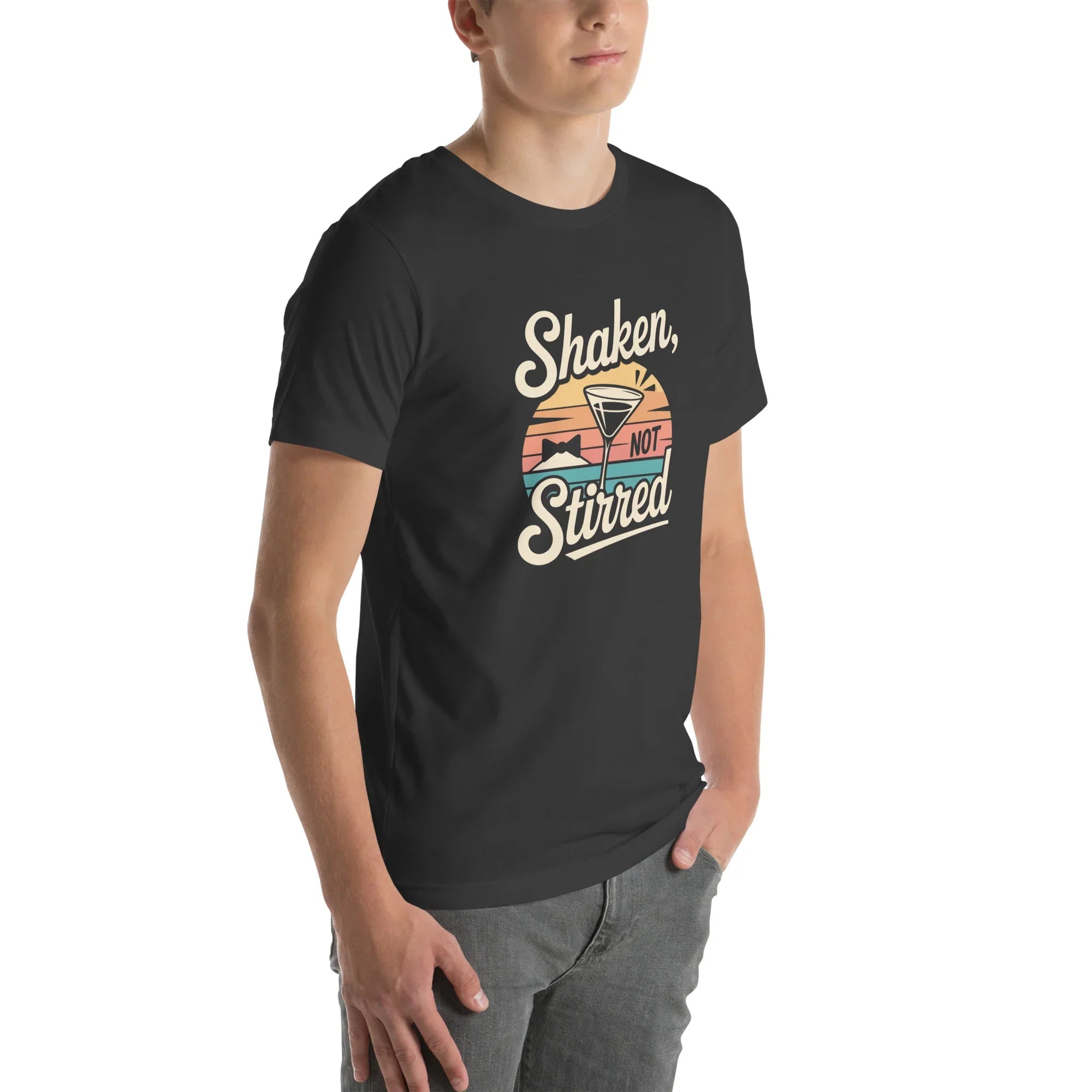 Shaken Not Stirred Sunset Tee - RaZits