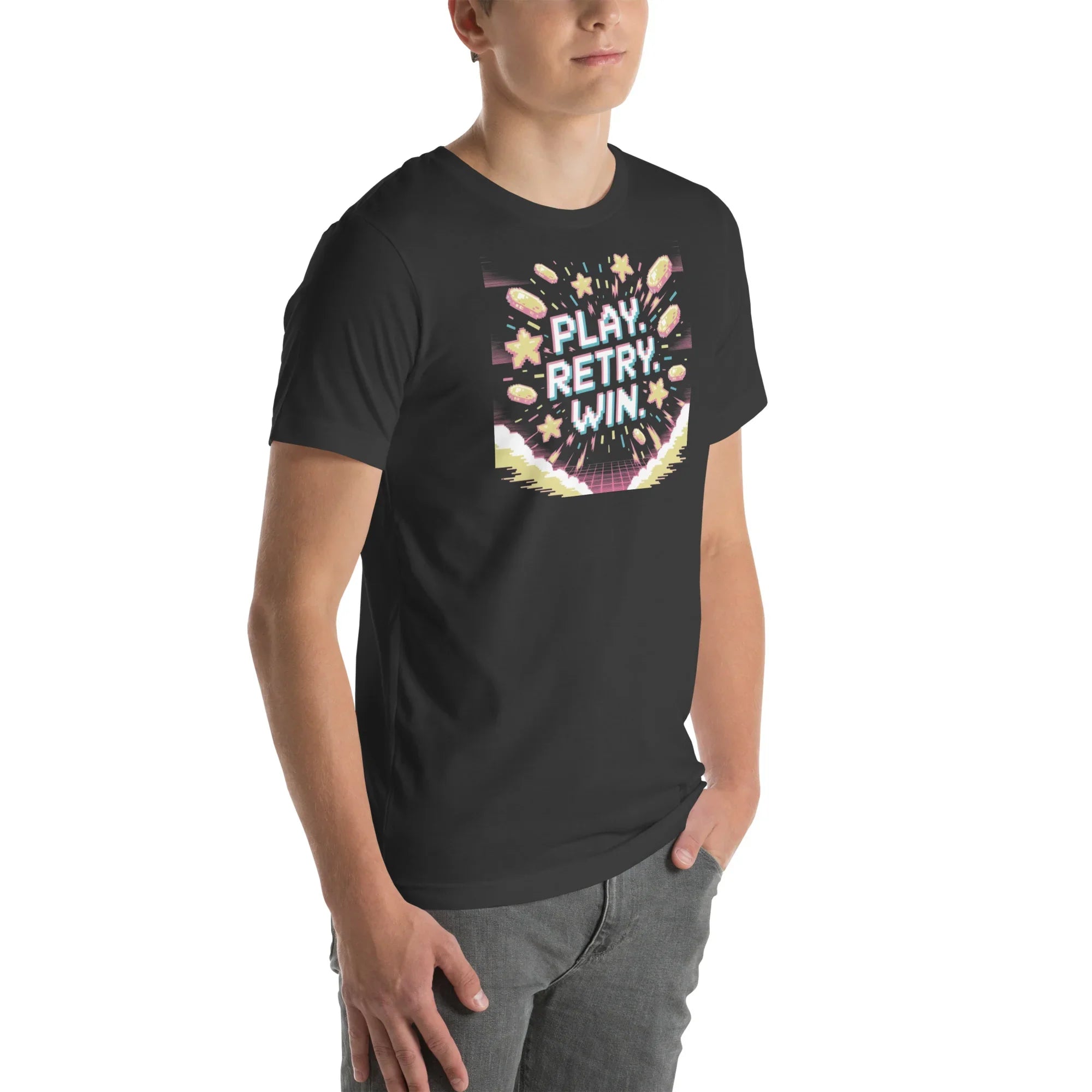 Retro Platformer T-Shirt – Fall Guys Gamer Tee - RaZits