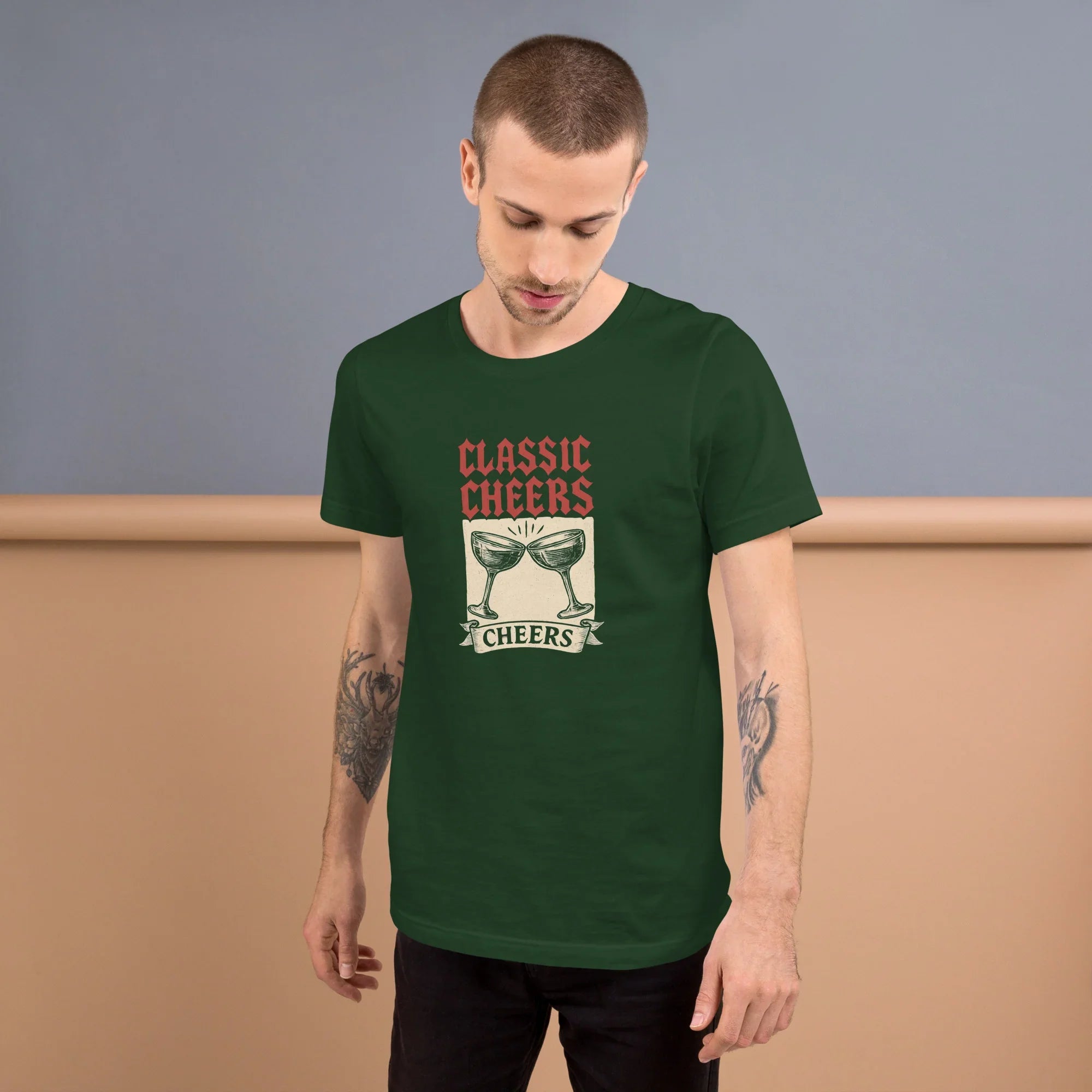 Classic Cheers Vintage Toast Tee - RaZits