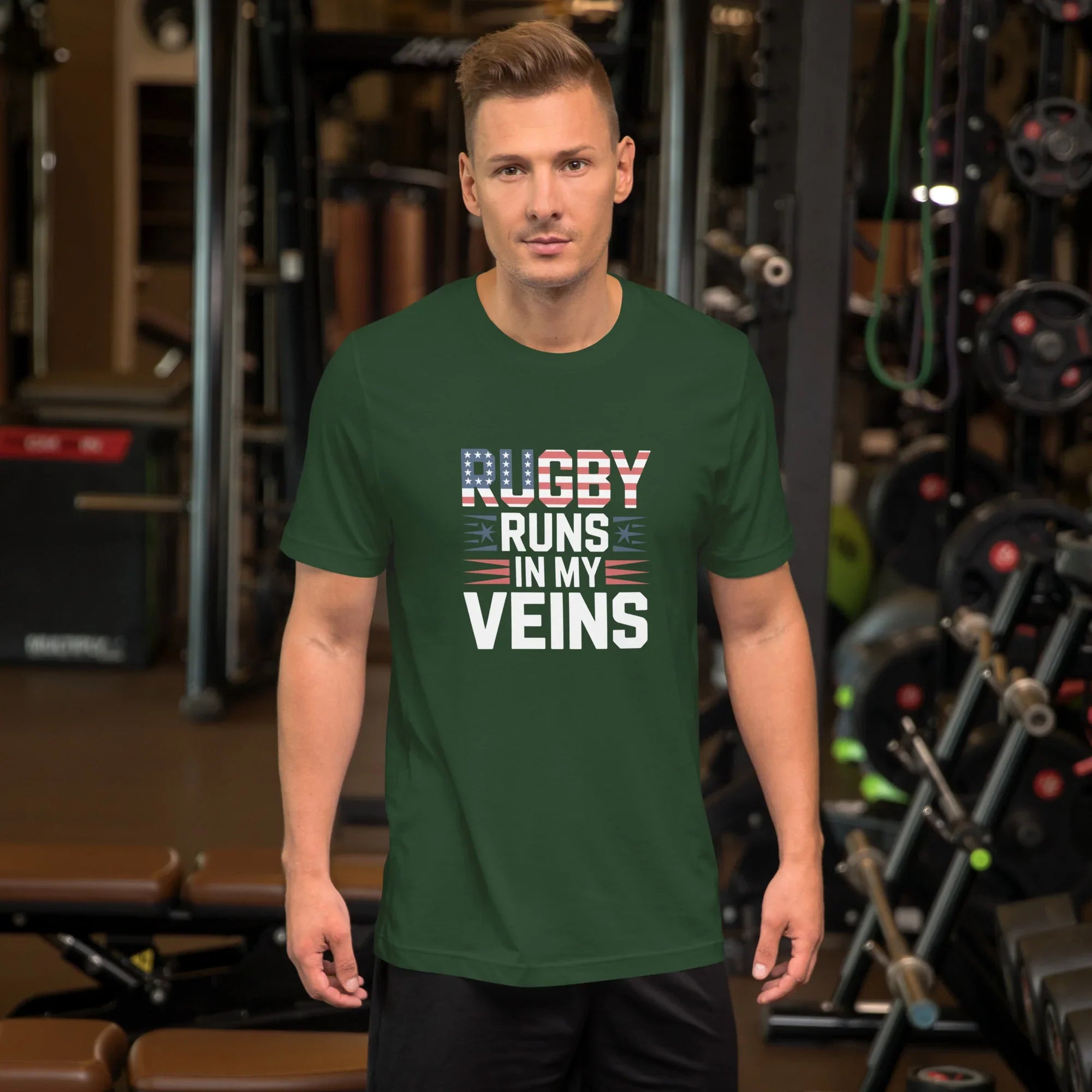 USA Rugby Veins Tee – American Flag Edition - RaZits
