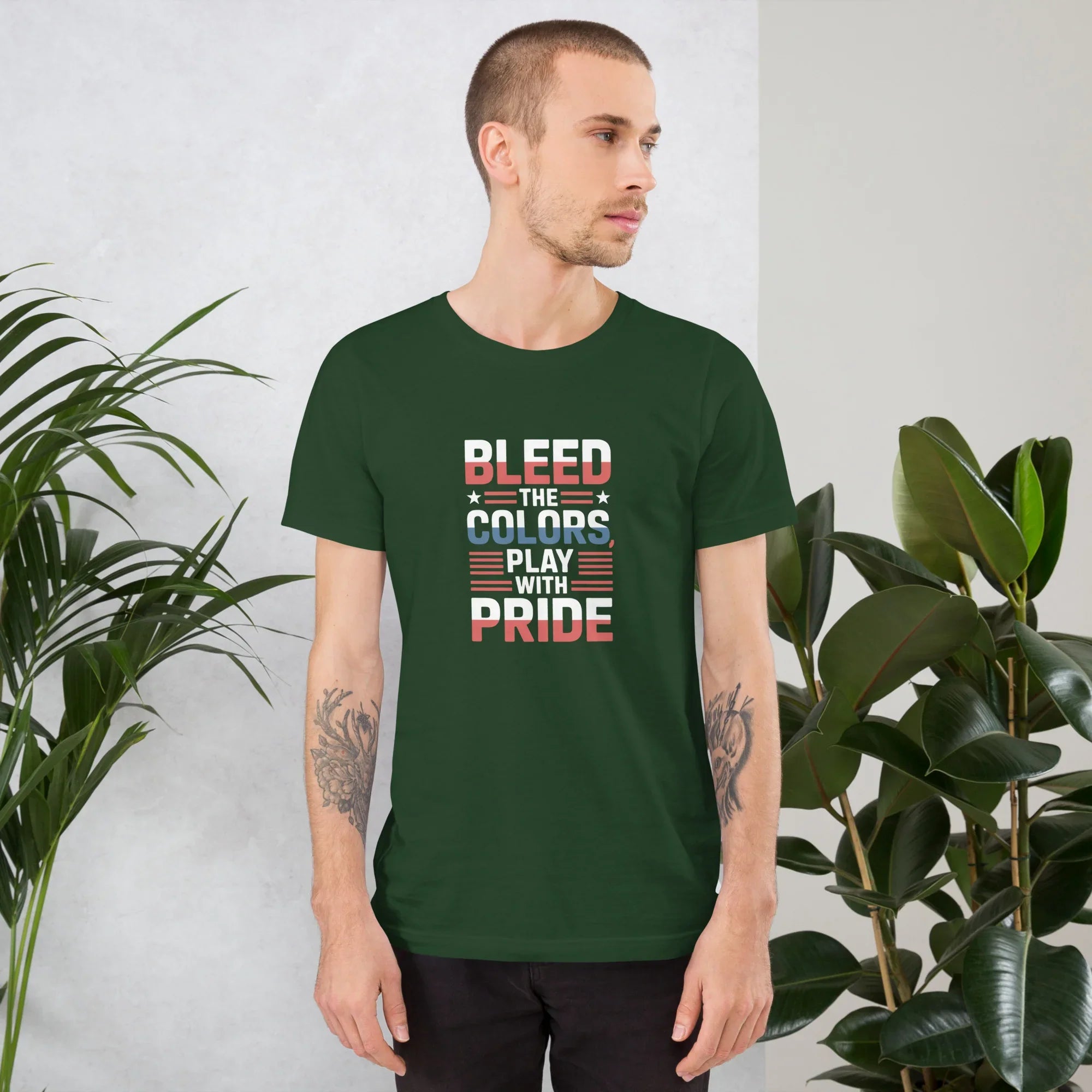 Bleed the Colors Tee – Rugby Pride Graphic Shirt - RaZits
