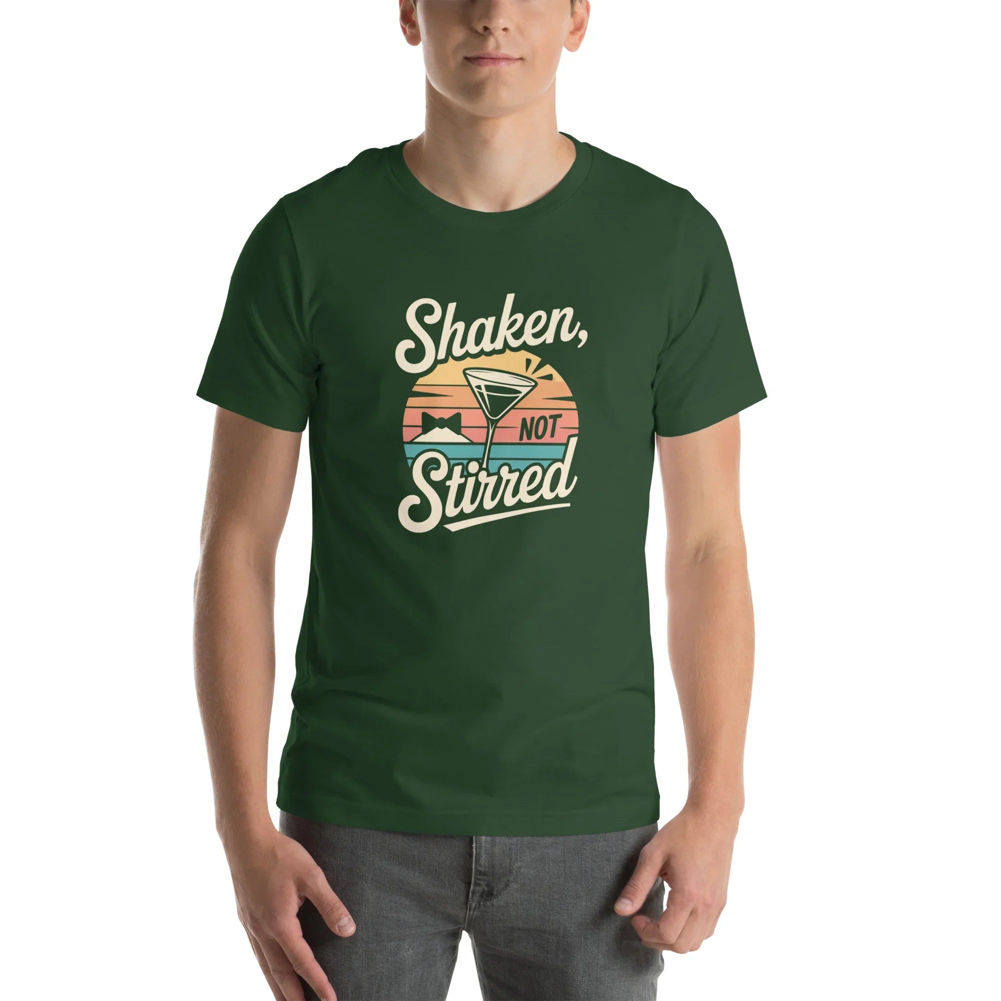 Shaken Not Stirred Sunset Tee - RaZits