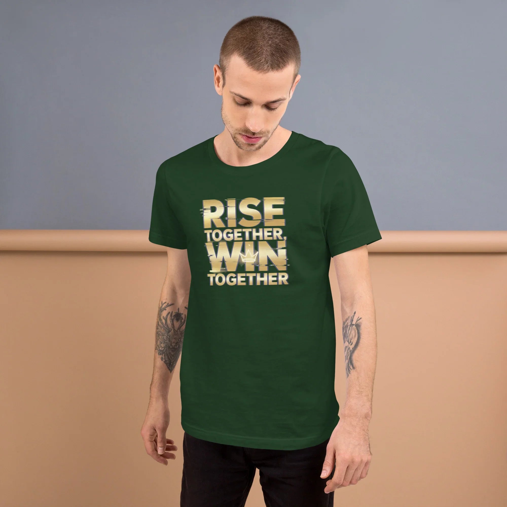 Rise Together Win Together – Battle Royale Squad T-Shirt - RaZits