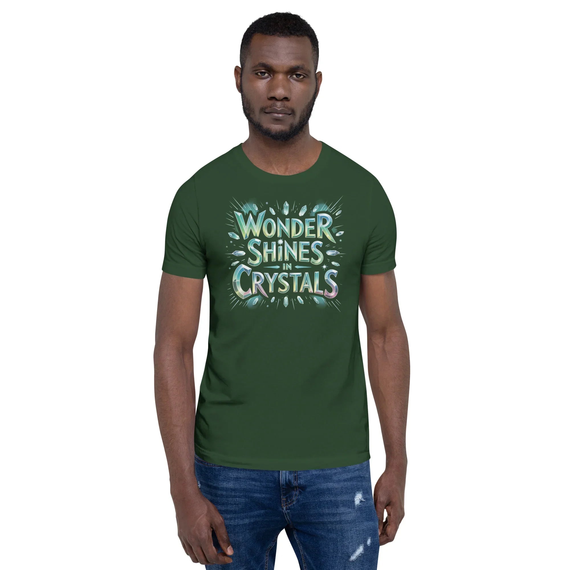 Wonder Shines in Crystals – JRPG Crystal T-Shirt - RaZits