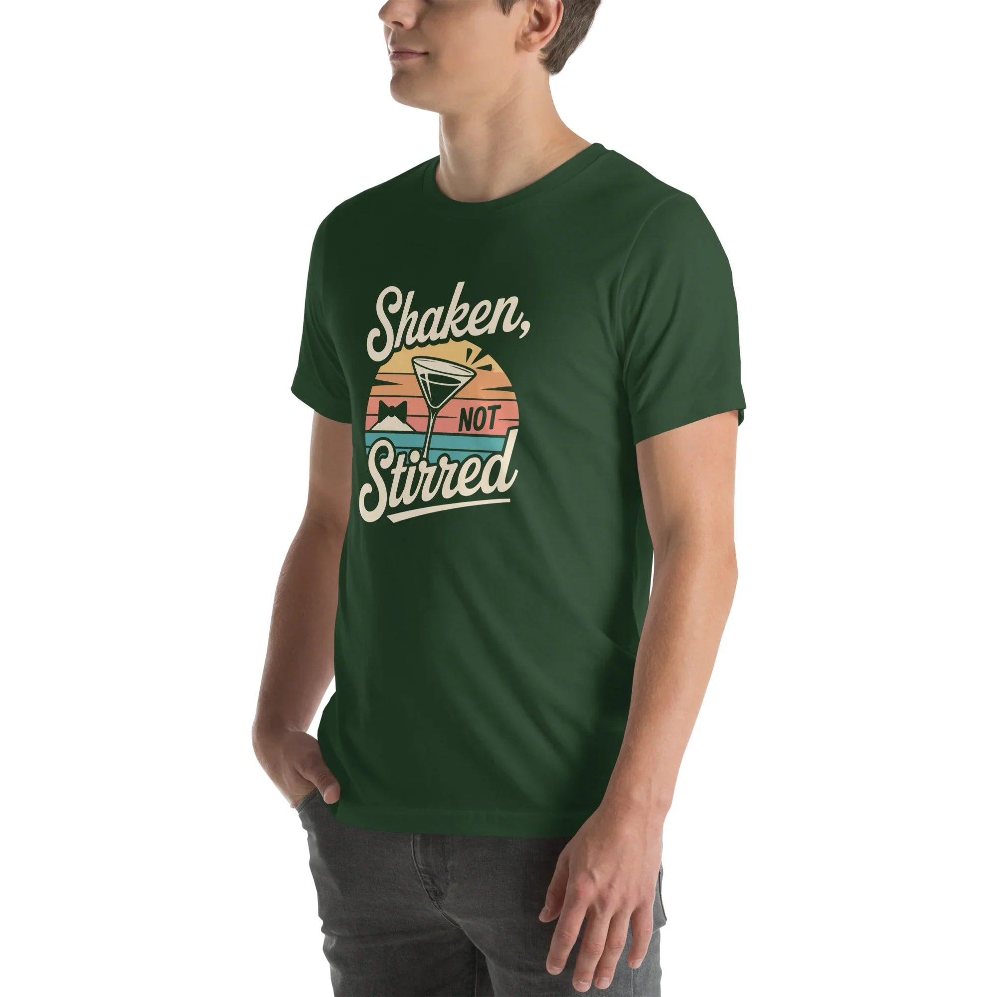 Shaken Not Stirred Sunset Tee - RaZits